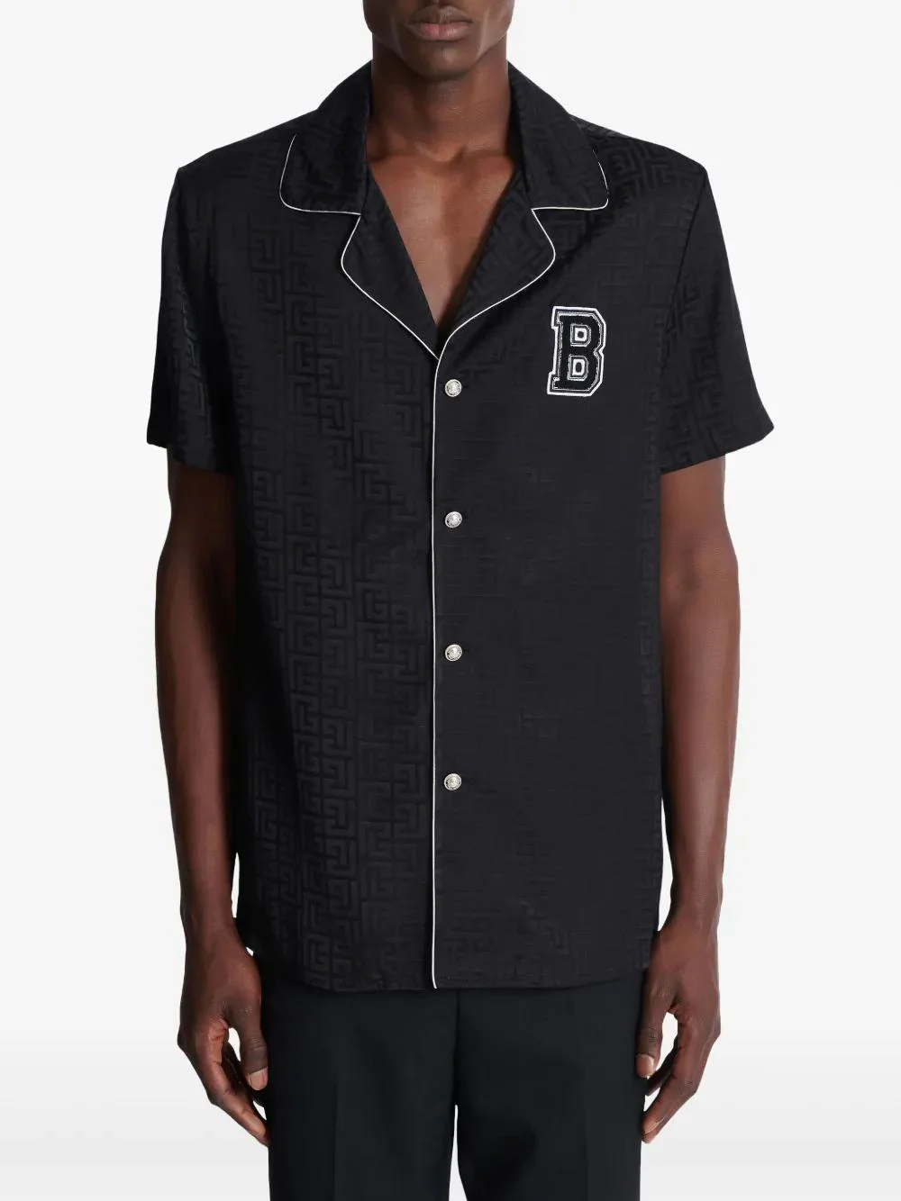 Balmain Monogram PaintNDJAMA Shirt - Image 3