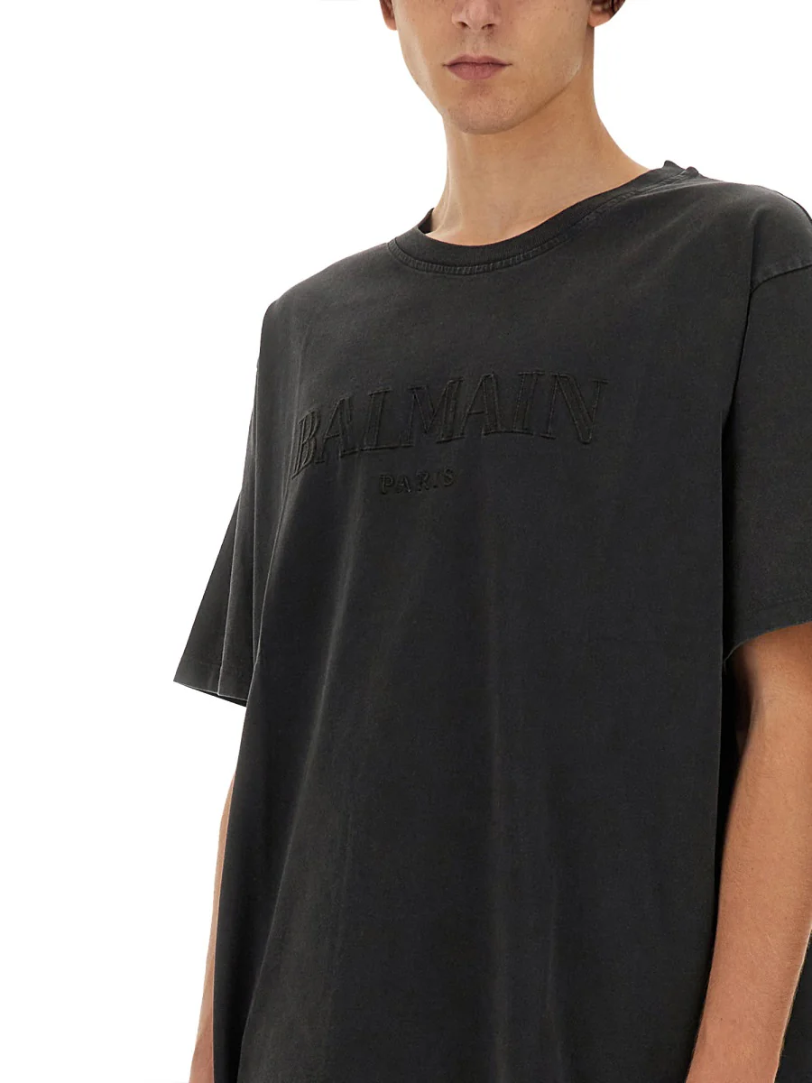 Balmain Oversized Logo T-Shirt - Image 4