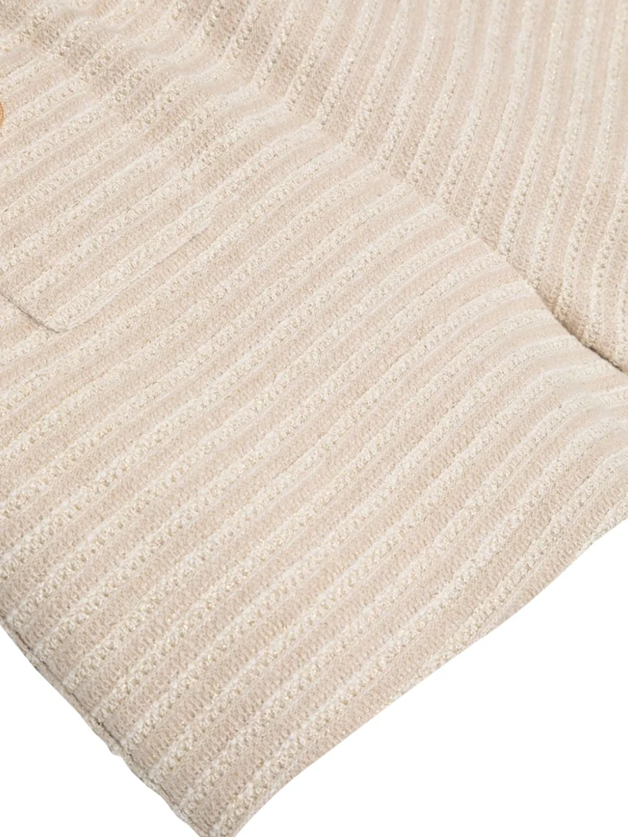 BALMAIN Striped Knitted Shorts - Image 3