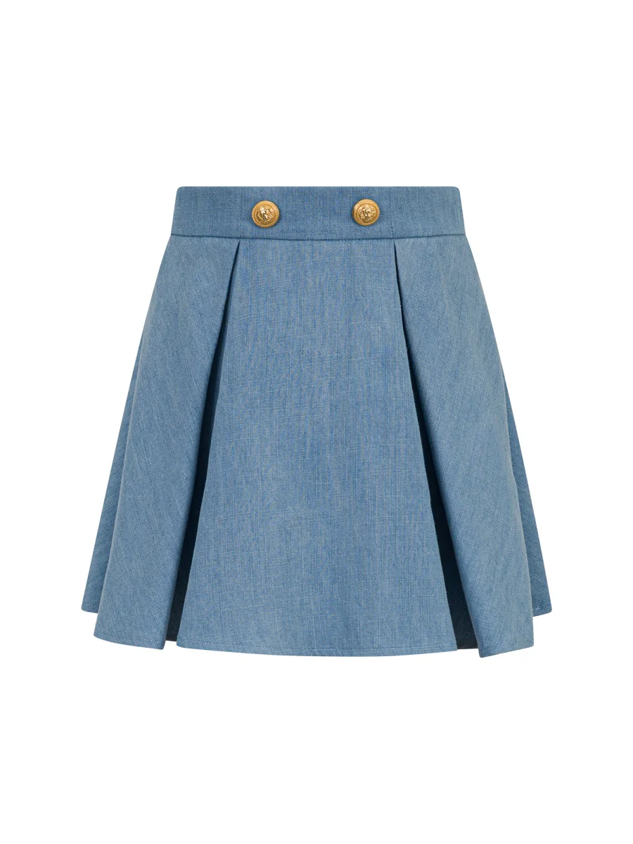Balmain Stylish Mini Skirt for Girls - SS26