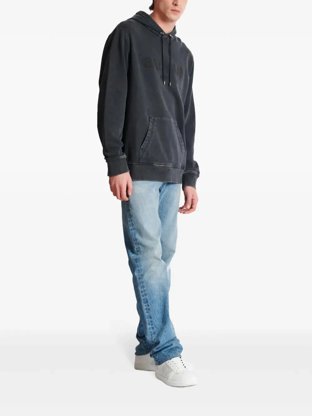 Balmain Vintage Embroidered Hoodie - Men’s FW25 Collection - Image 3