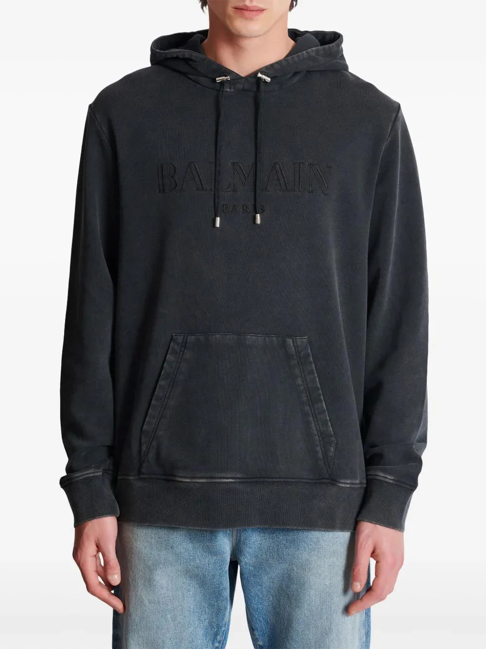Balmain Vintage Embroidered Hoodie - Men’s FW25 Collection - Image 5