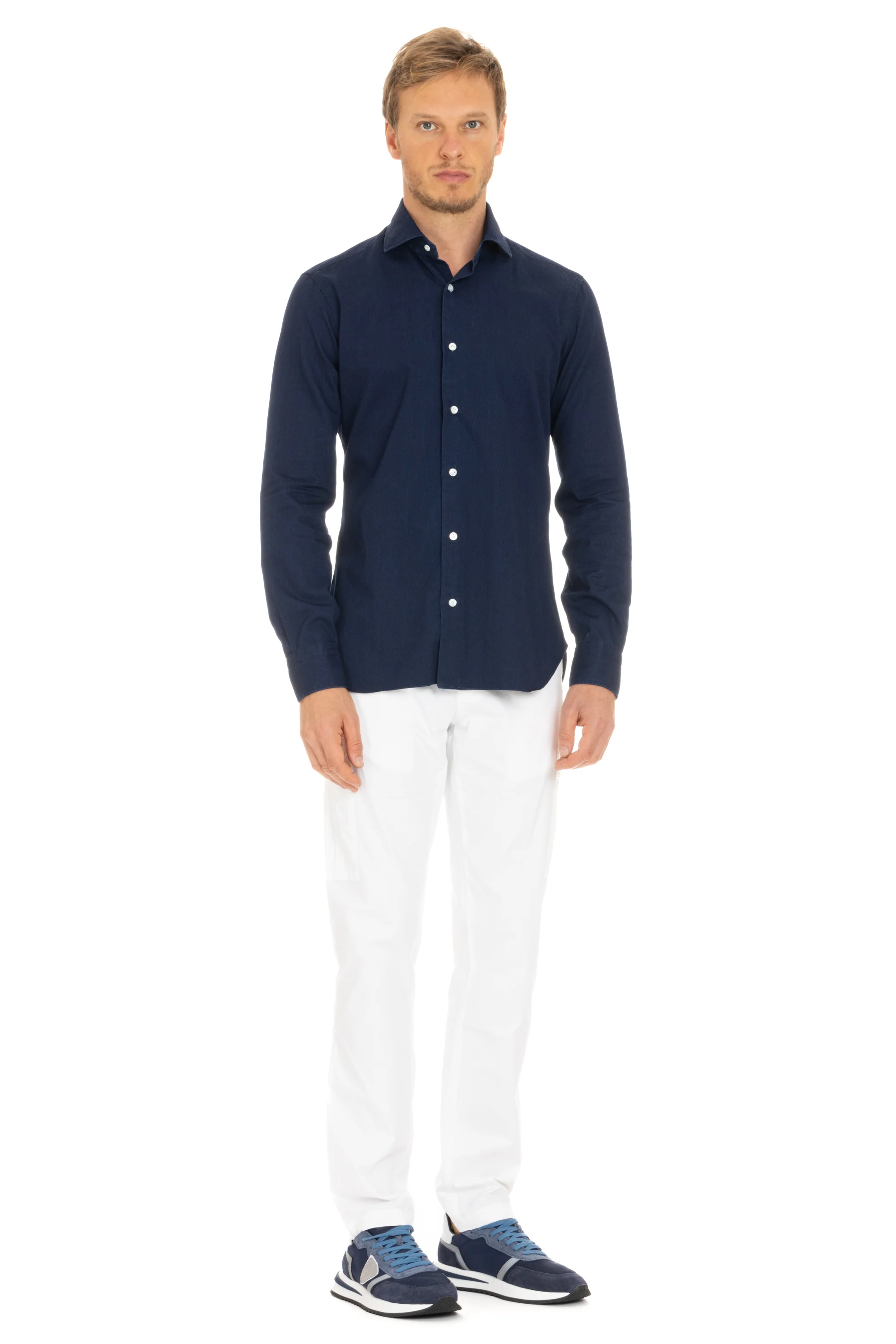 Barba Denim Casual Shirt for Men - P24 Season - Image 2
