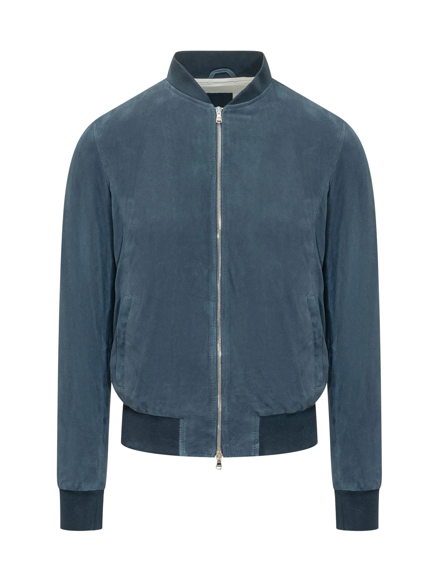 Barba Jacket Mini Leather Zip-Up Jacket