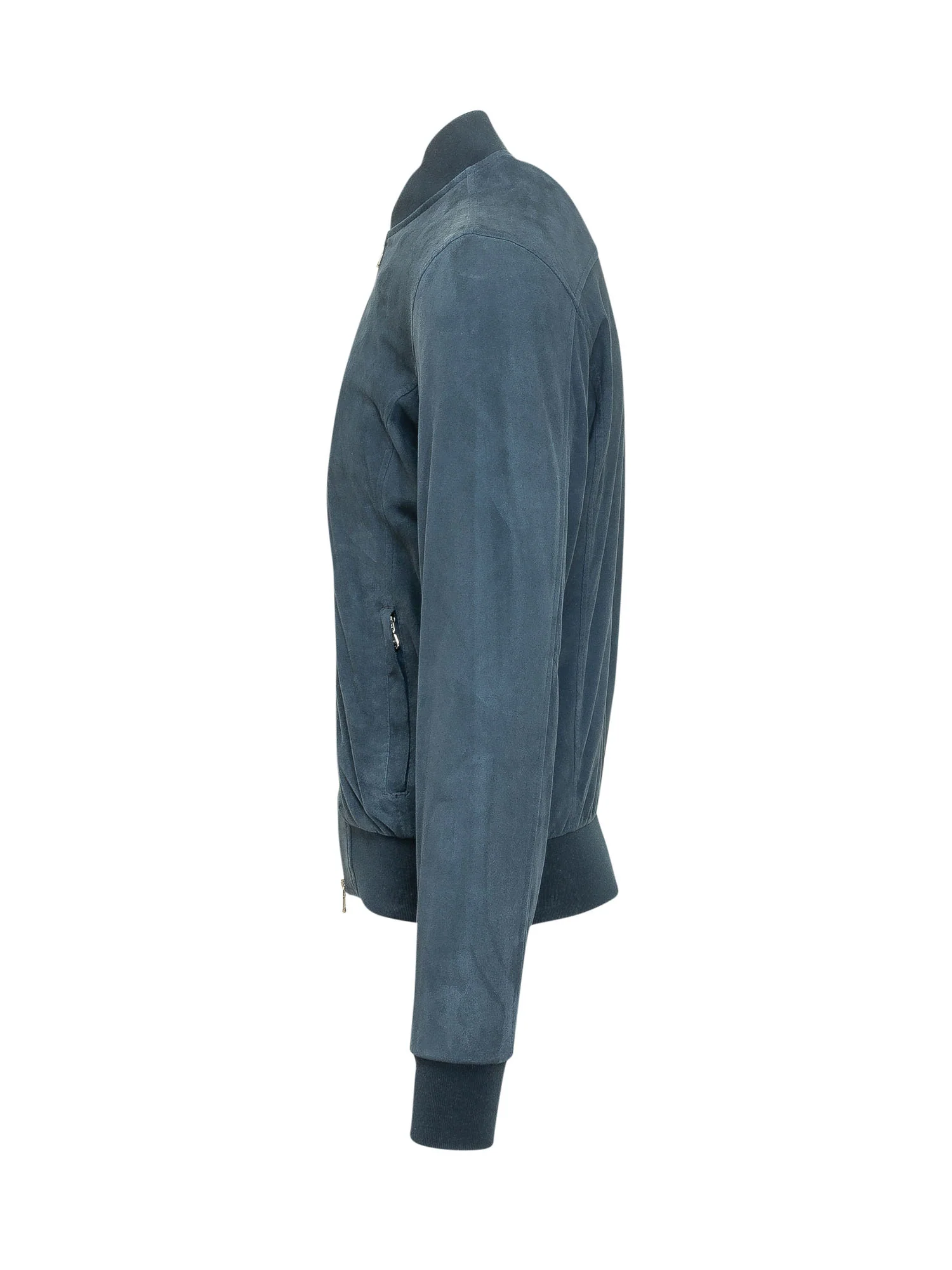 Barba Jacket Mini Leather Zip-Up Jacket - Image 3