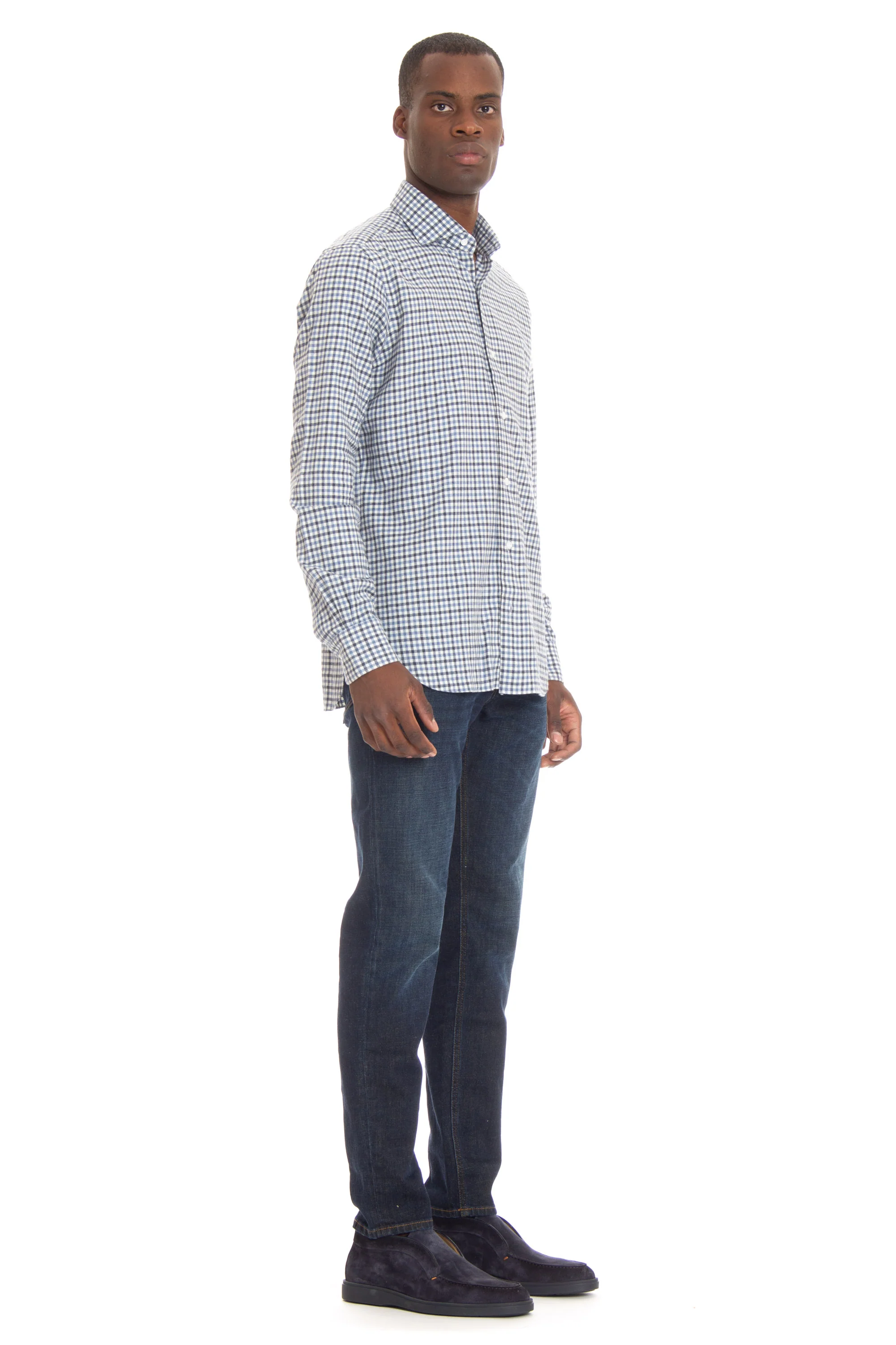 Barba Lightweight Natural Fabric Button-Up Shirt for Men - Image 2