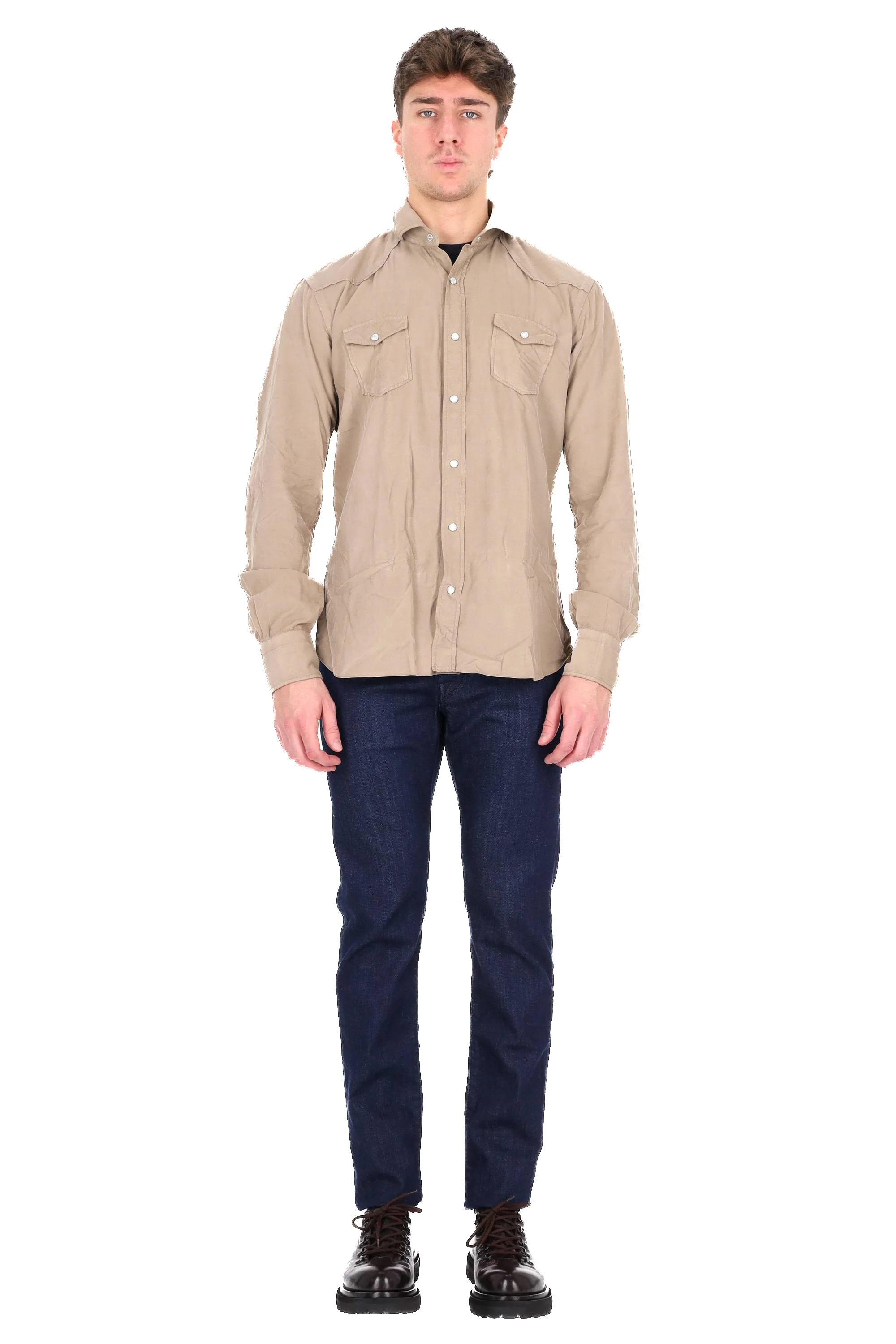 Barba Men's Button-Up Shirt for FW25 - Image 2