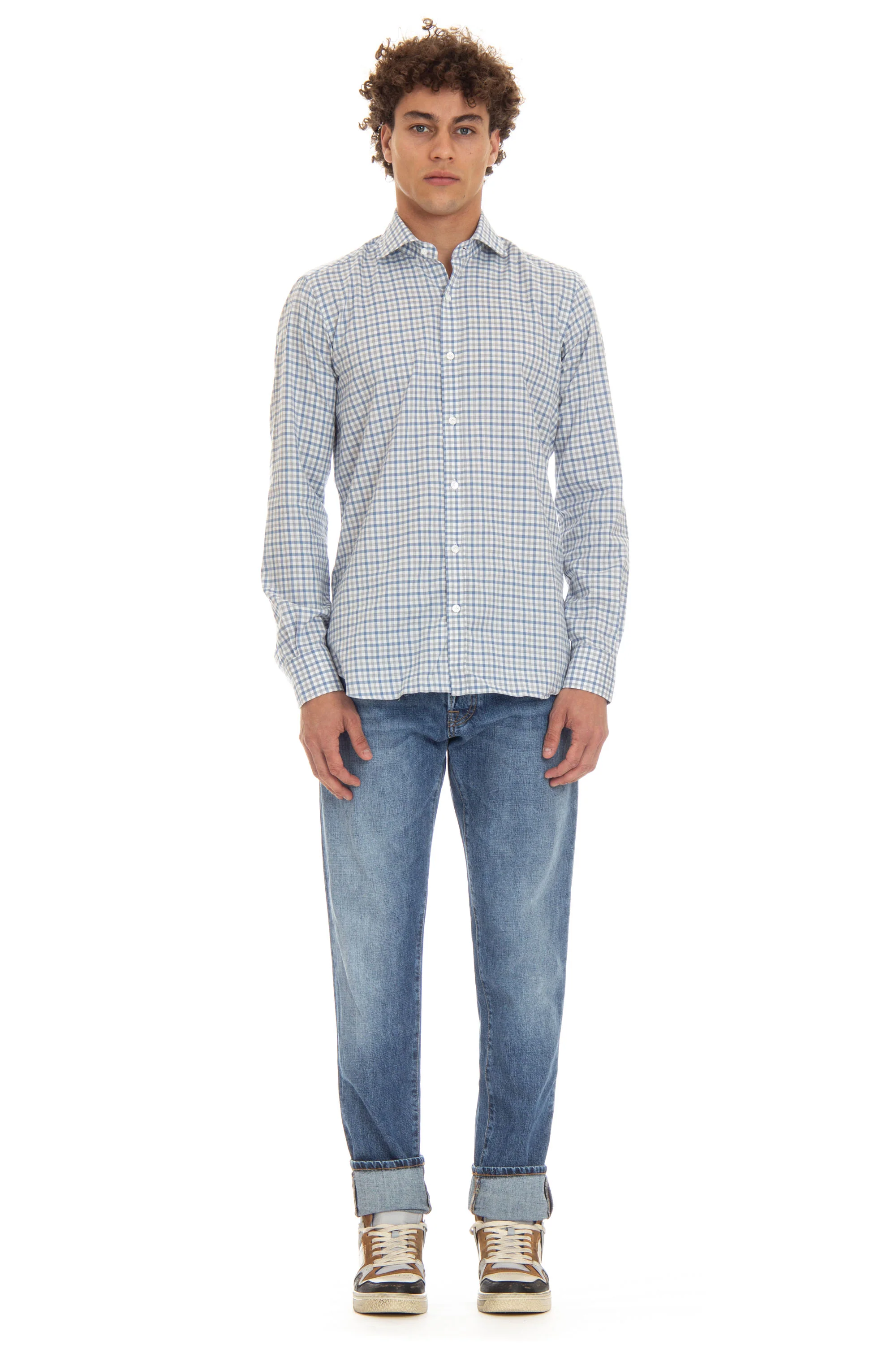 Barba Multicolor Casual Shirt for Men - FW24 Collection