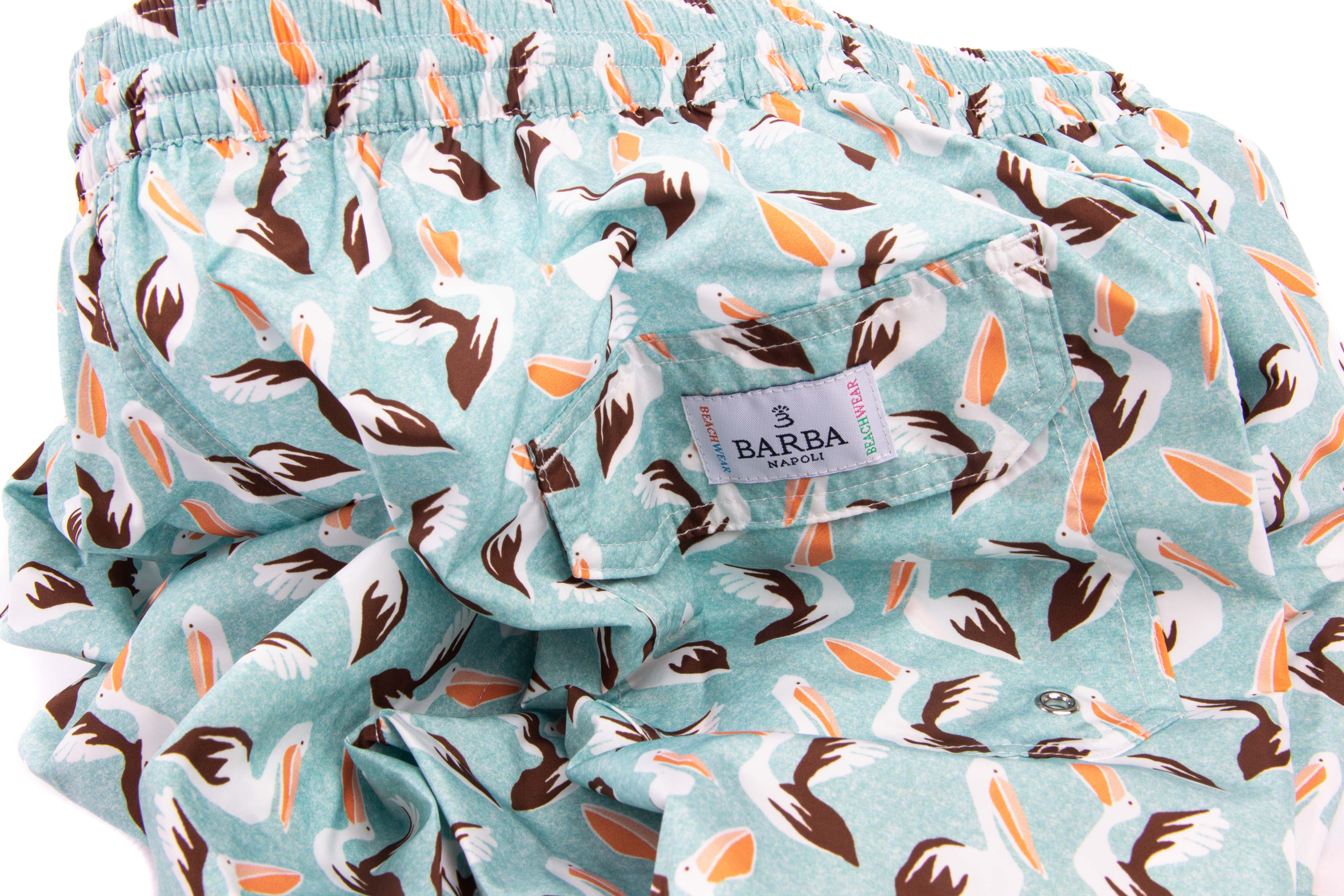 Barba Quick Drying Swim Trunks with Back Pocket - Image 2