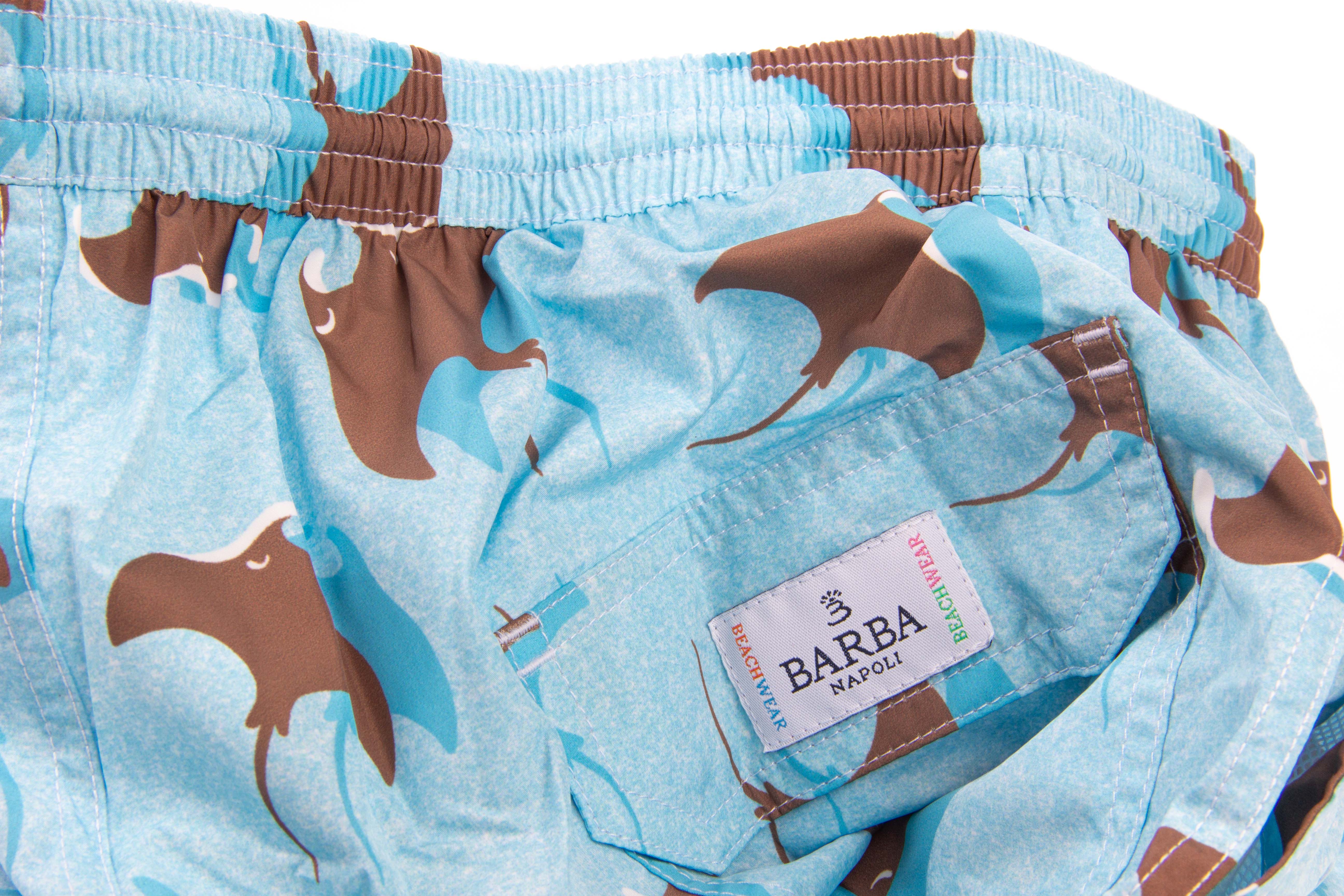 Barba Quick Drying Swim Trunks with Back Pocket - Image 2