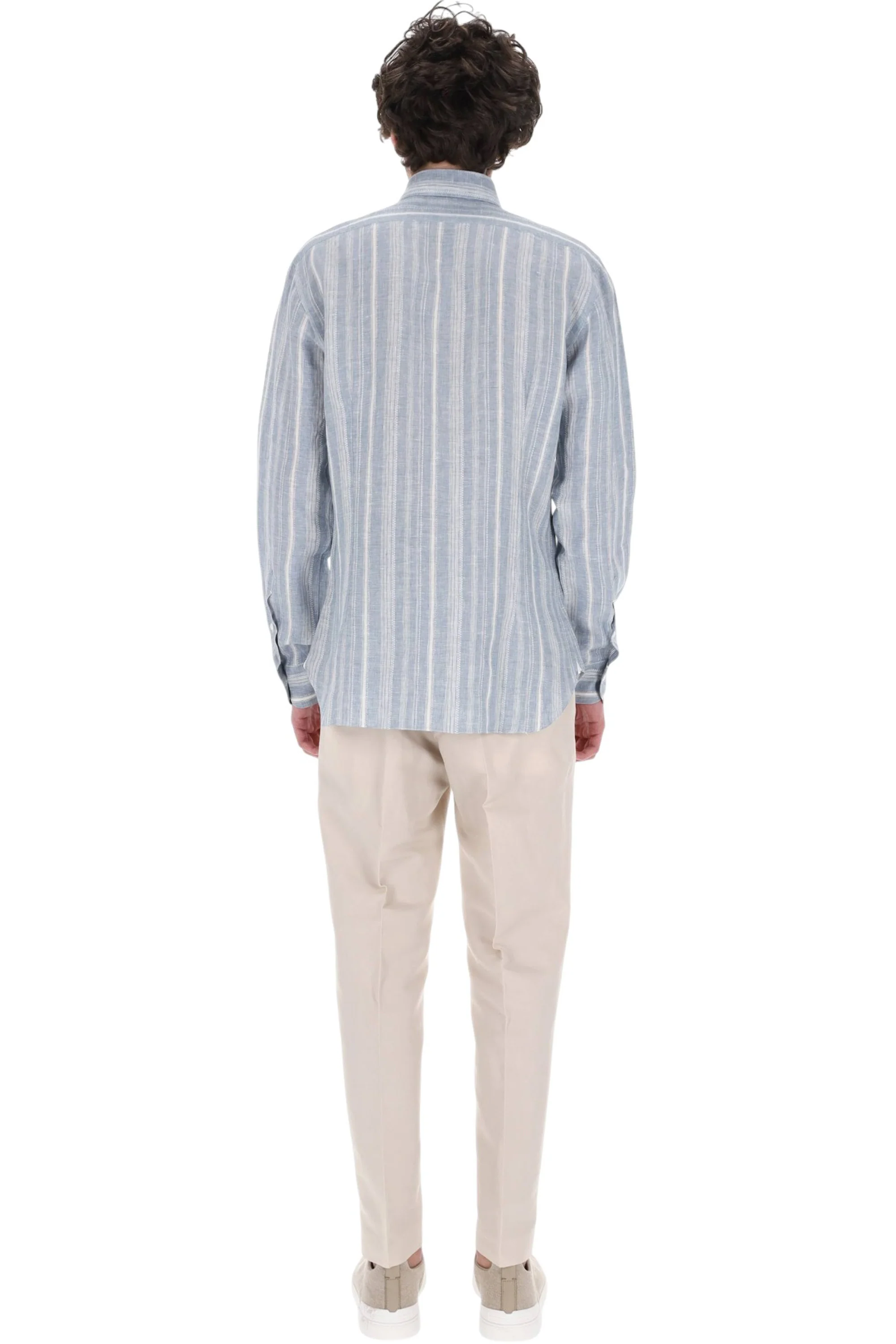Barba Stylish Multi-Color Button-Up Shirt for Men - P26 Season - Image 4