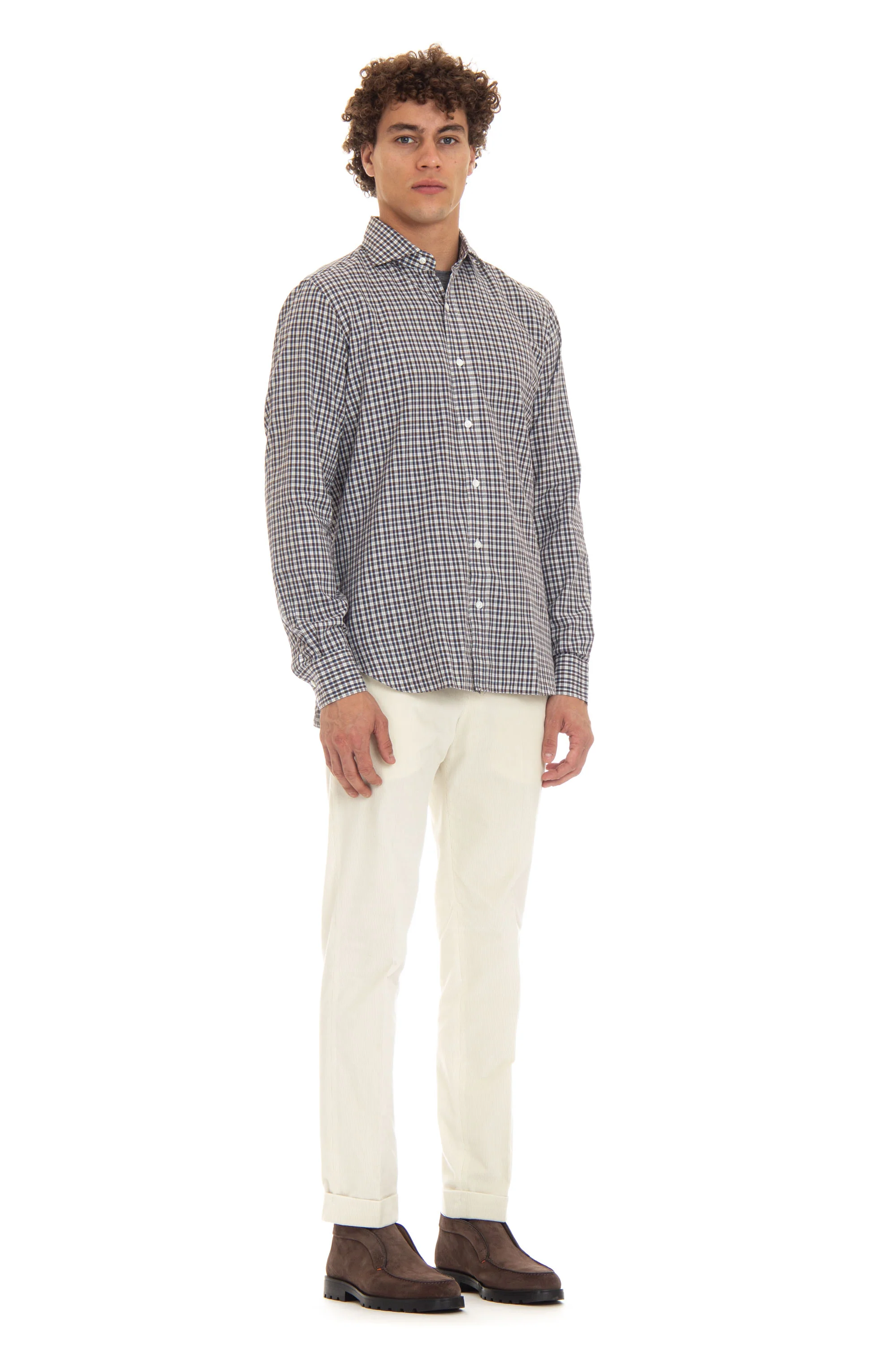 Barba Stylish Multicolor Long Sleeve Shirt for Men - Image 2