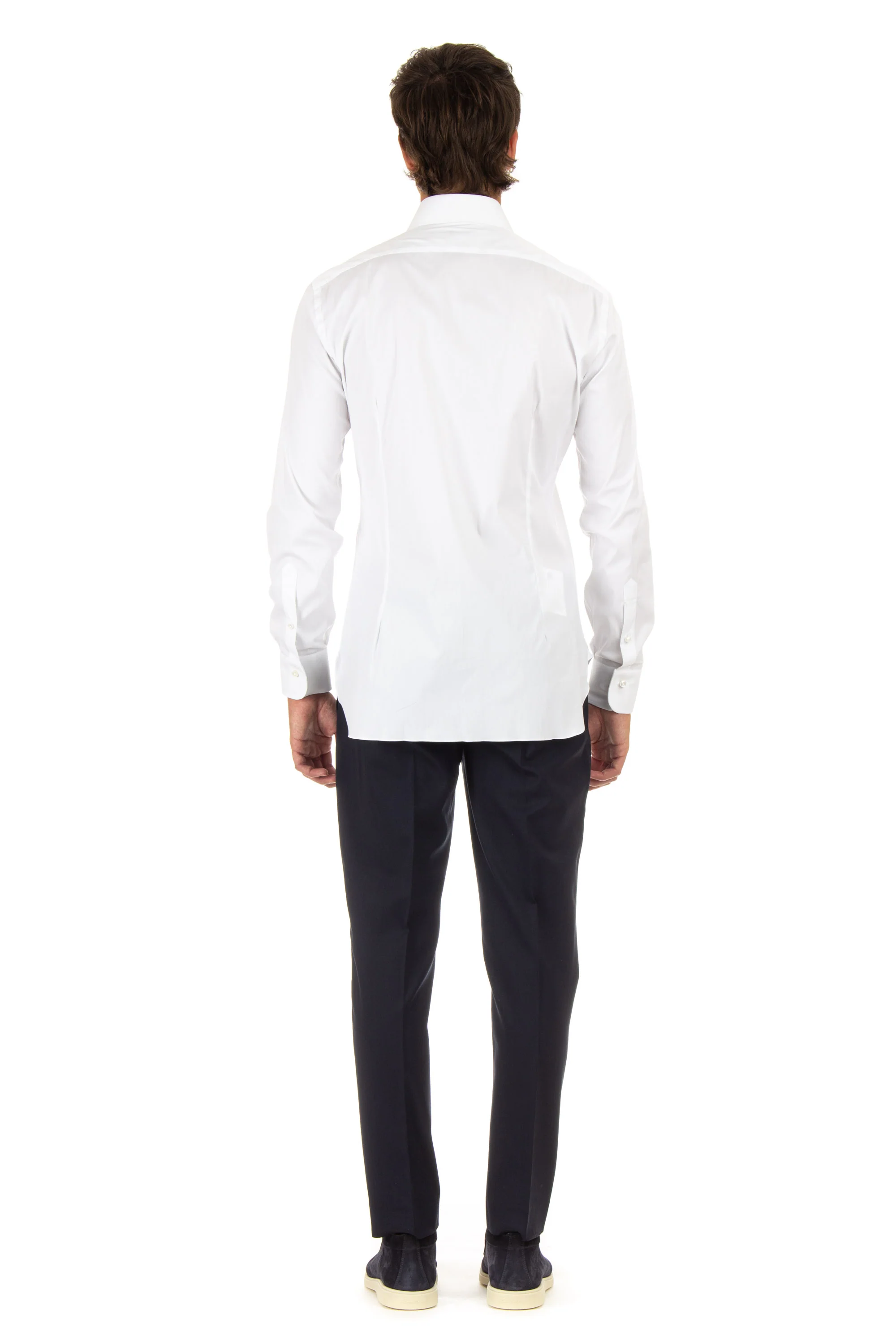 Barba Tailored Cotton Poplin Shirt for Men - Elegant & Classic Fit - Image 3