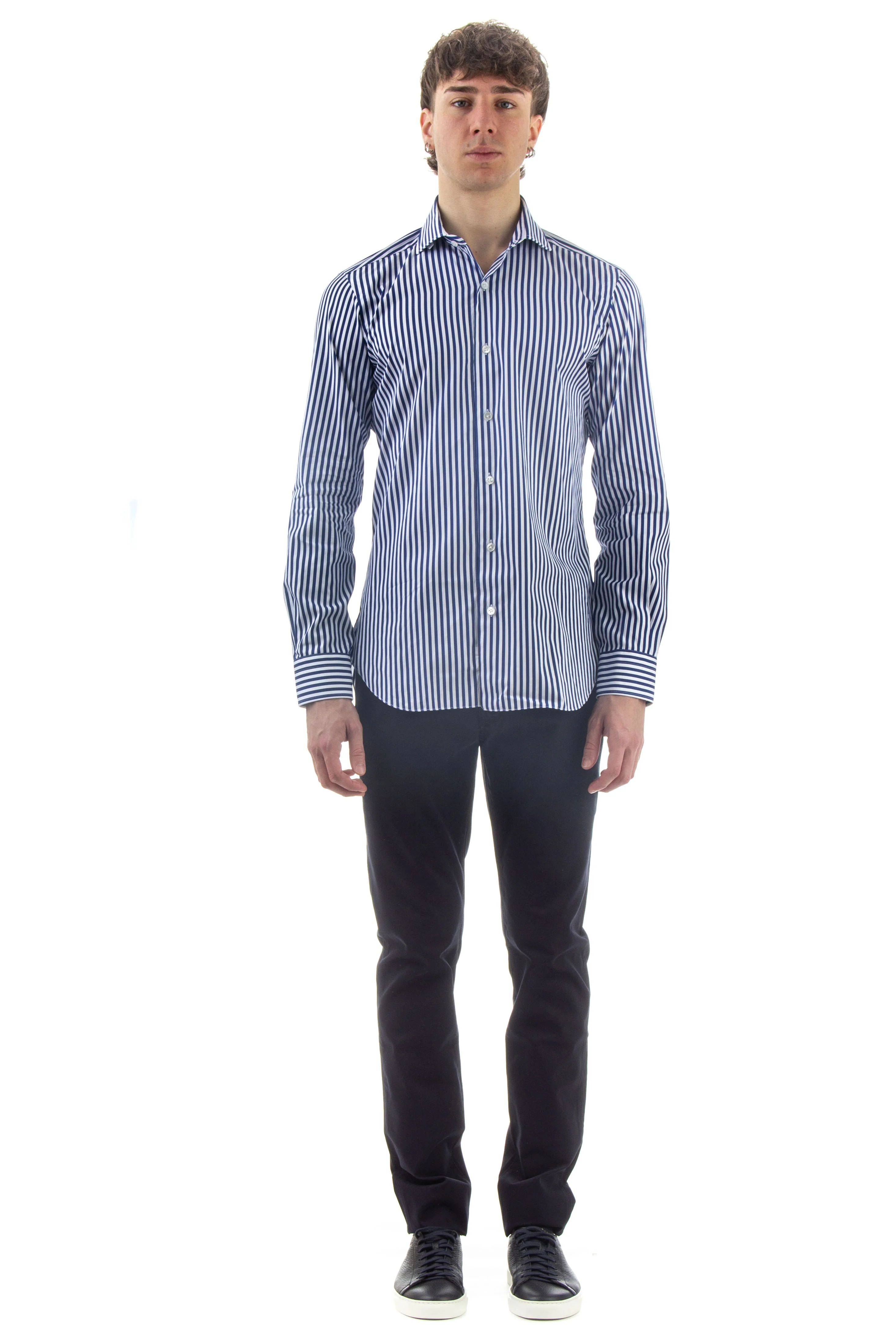 Barba Tailored Pure Cotton Shirt with Exclusive Hand-Finished Details