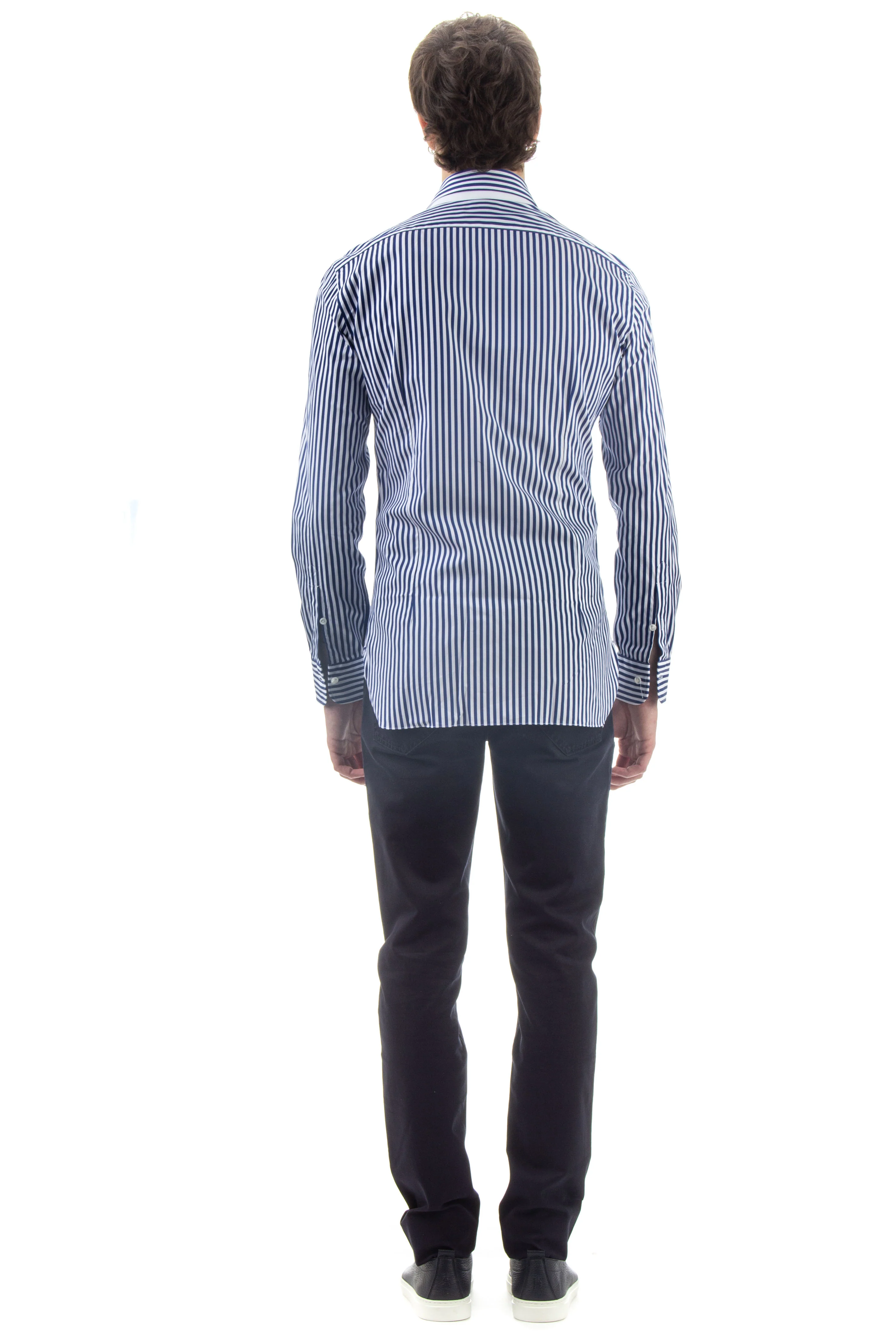 Barba Tailored Pure Cotton Shirt with Exclusive Hand-Finished Details - Image 3