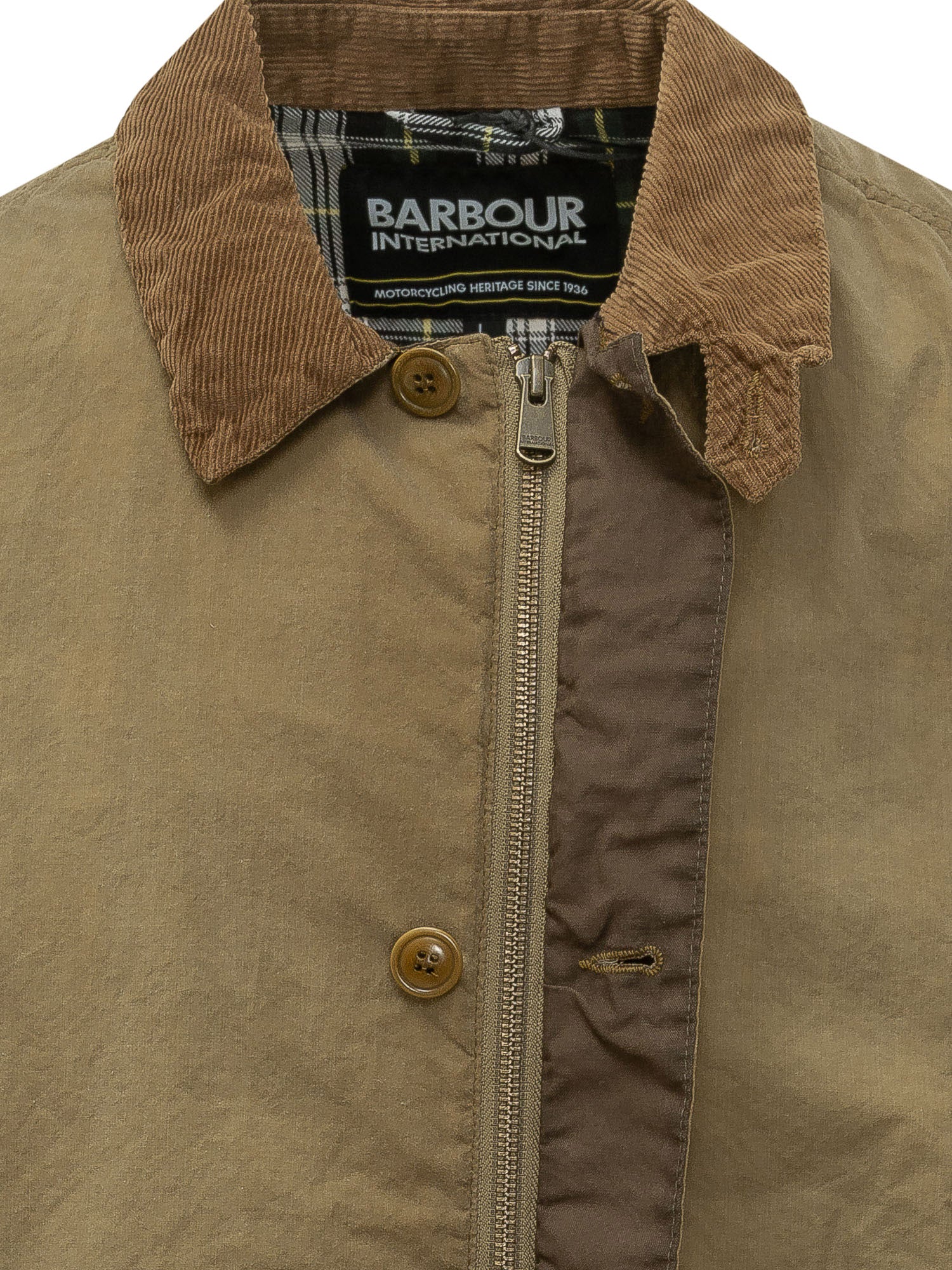 Barbour International International Jacket with Velvet Collar - Image 4