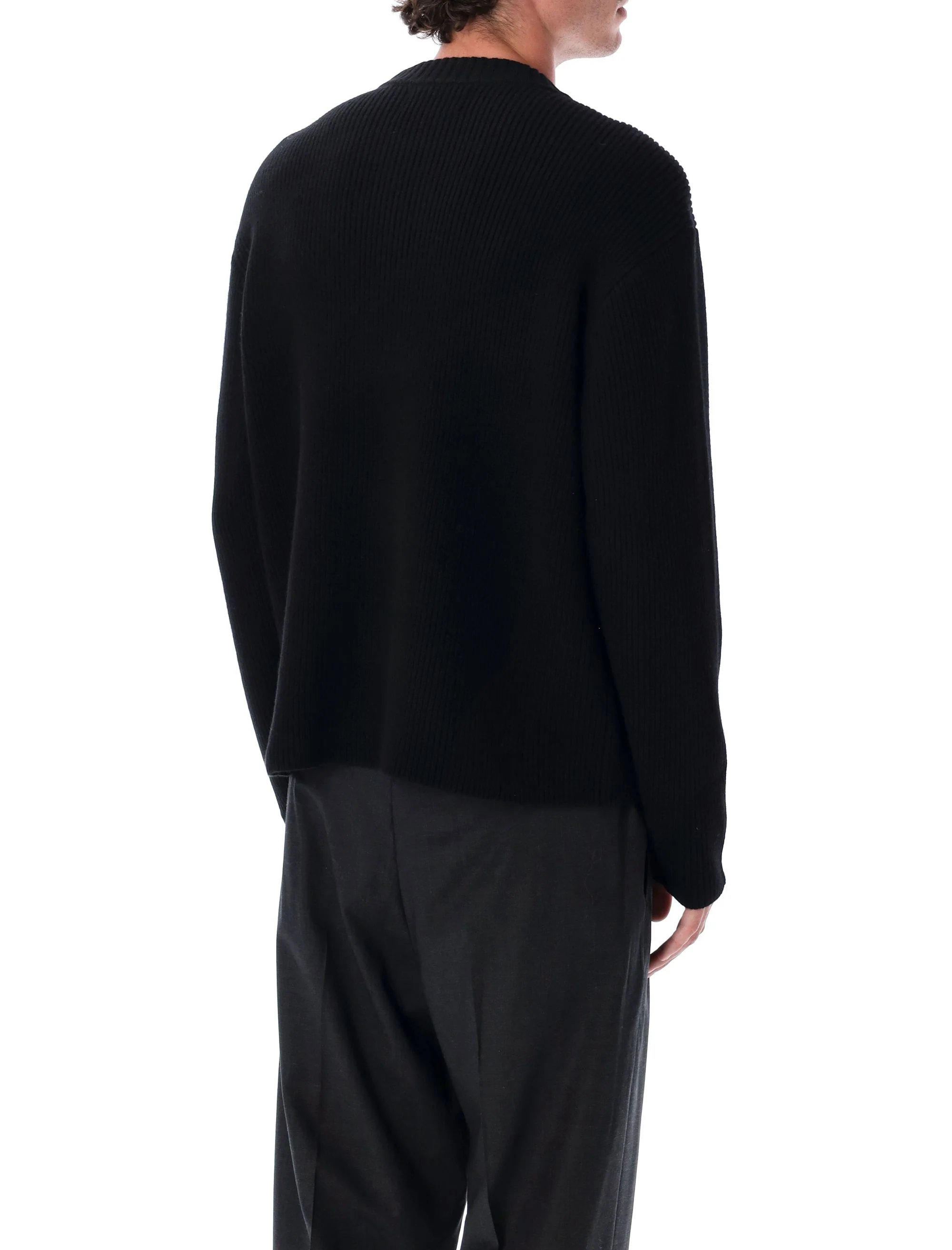 BERNER KUHL Men's Regular Fit 4-Ply Wool Naval Crew Sweater - Image 2