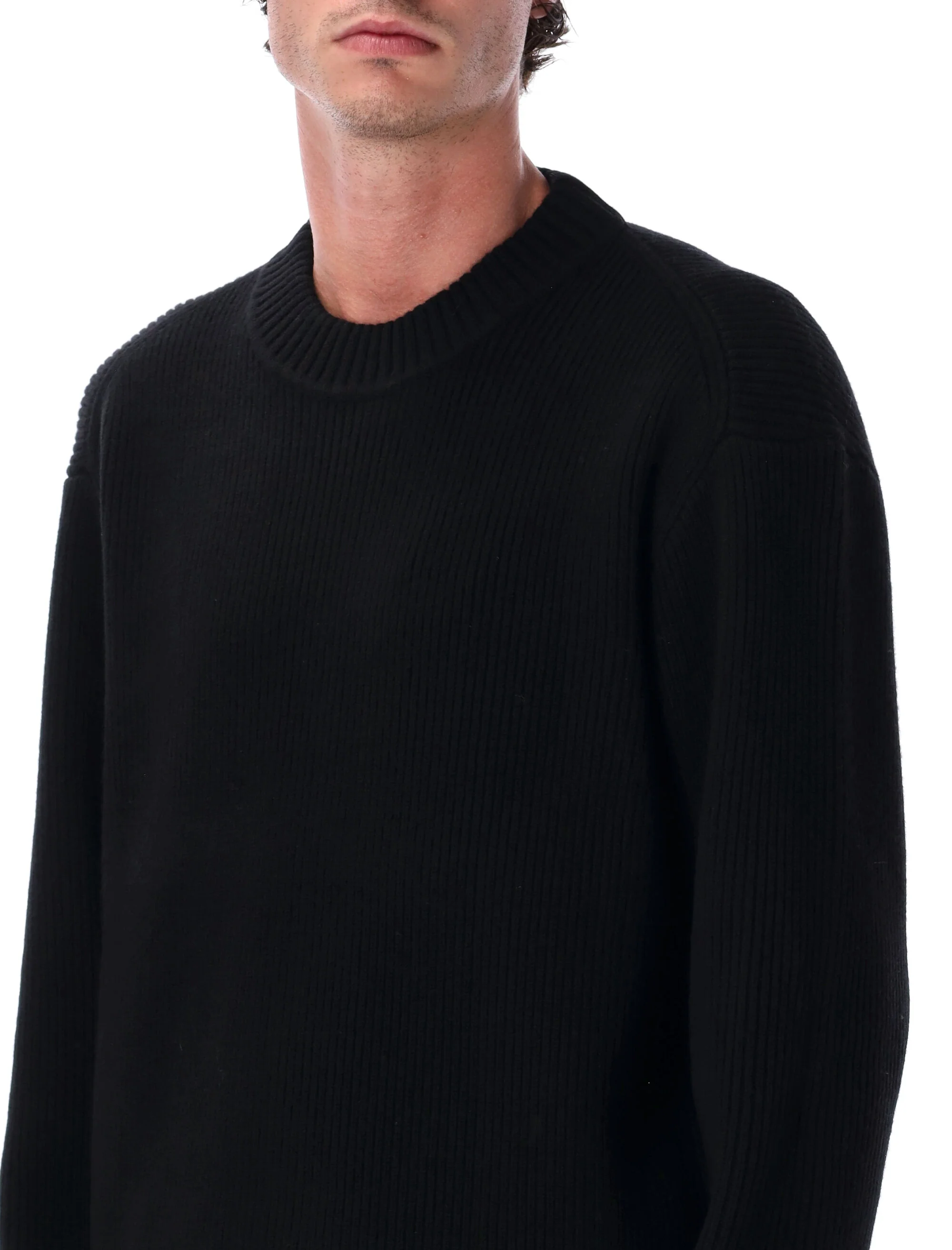BERNER KUHL Men's Regular Fit 4-Ply Wool Naval Crew Sweater - Image 3