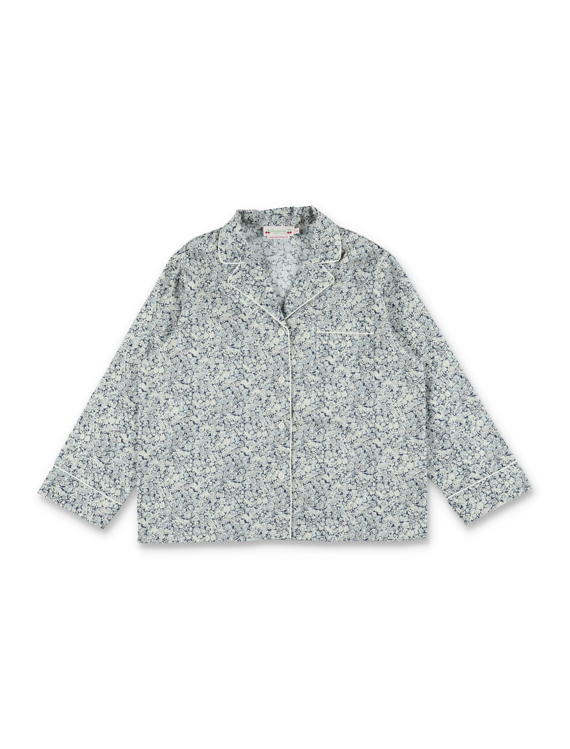Bonpoint Floral Print Paintjamas for Girls - Image 2