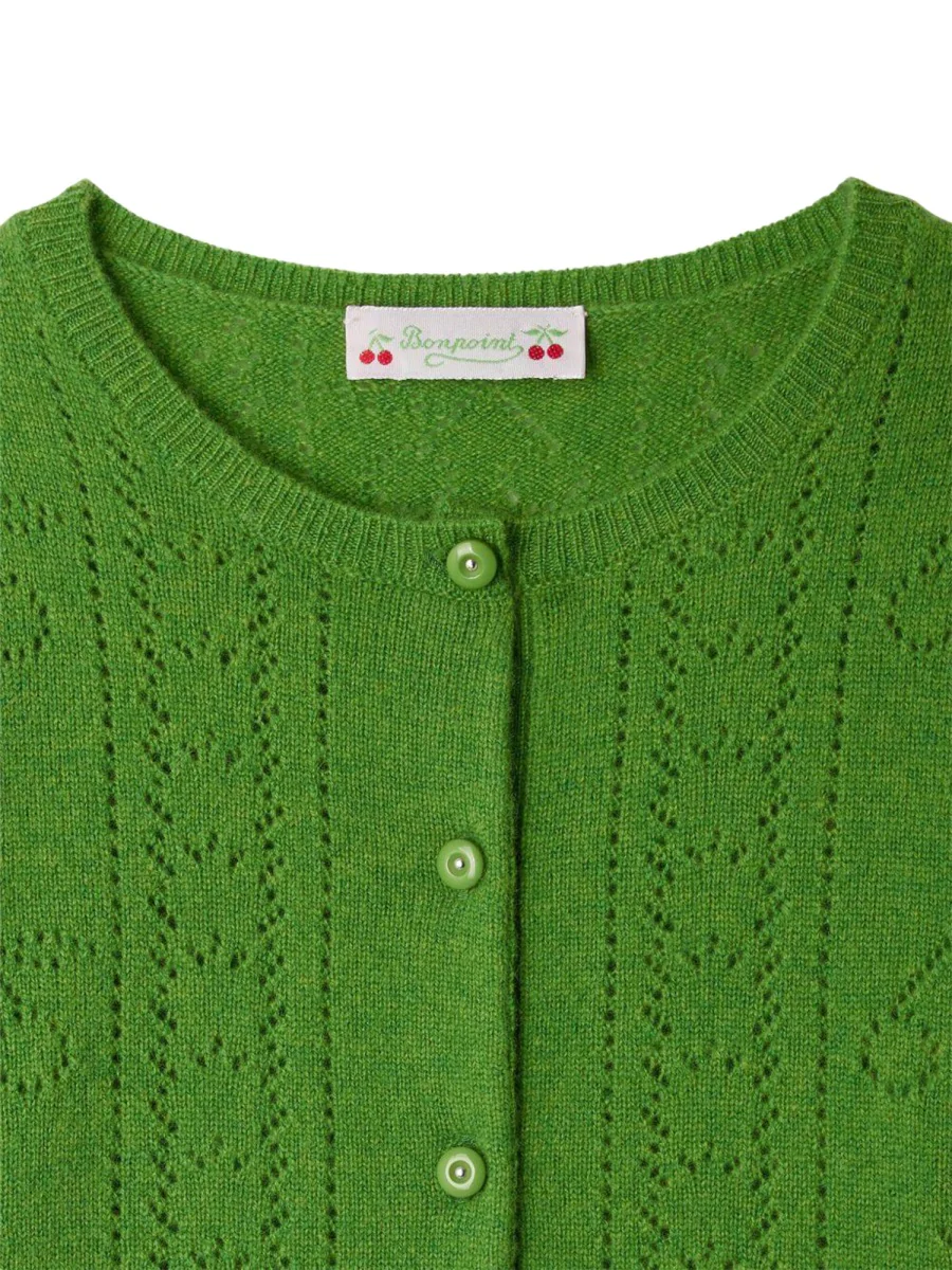 BONPOINT Girls' Cashmere Cardigan - Image 3