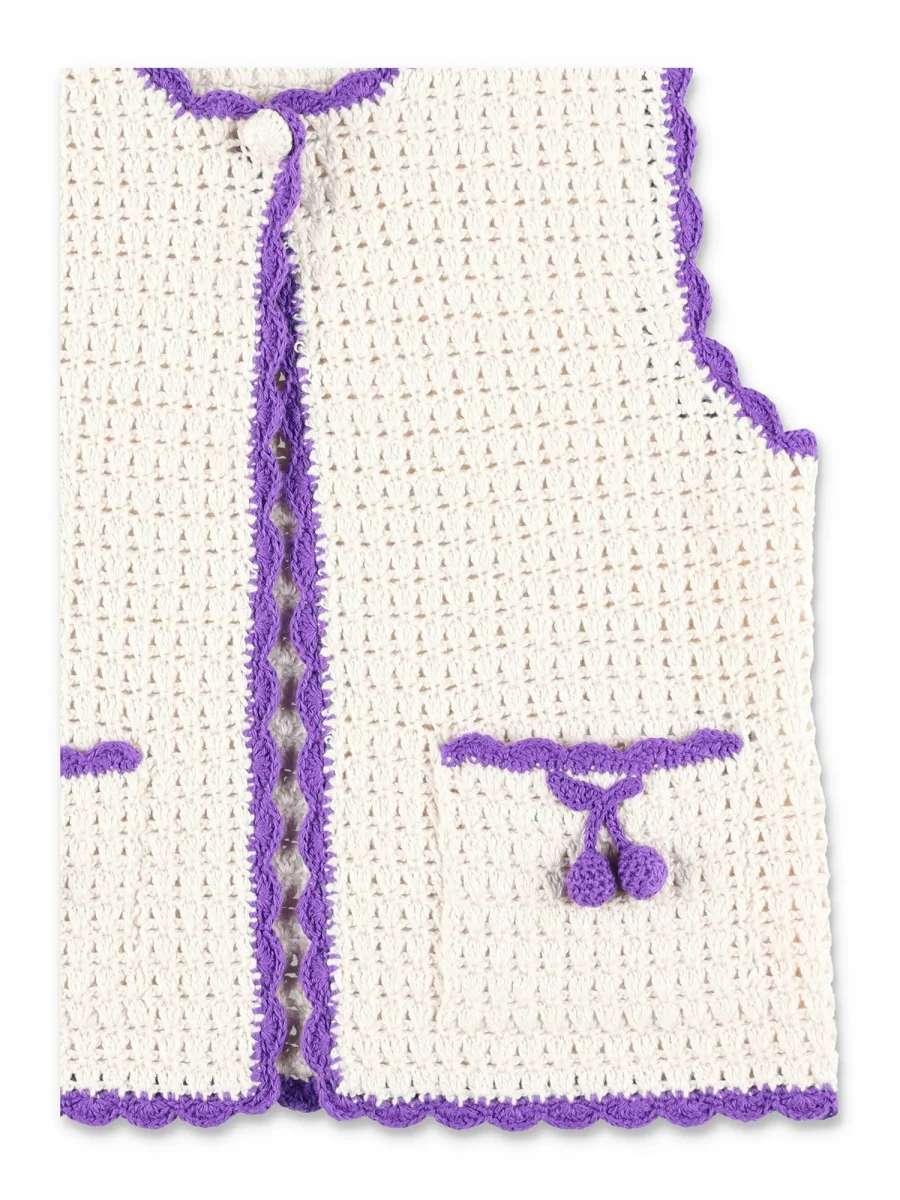 BONPOINT Laila Hand-Crocheted Cardigan - Image 3