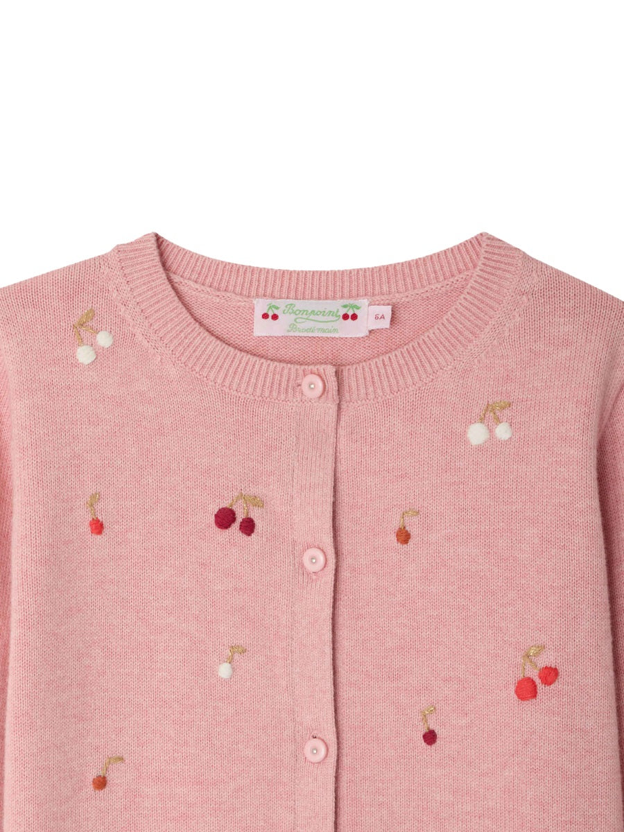 Bonpoint Mini Cardigan for Girls - SS26 Collection - Image 3