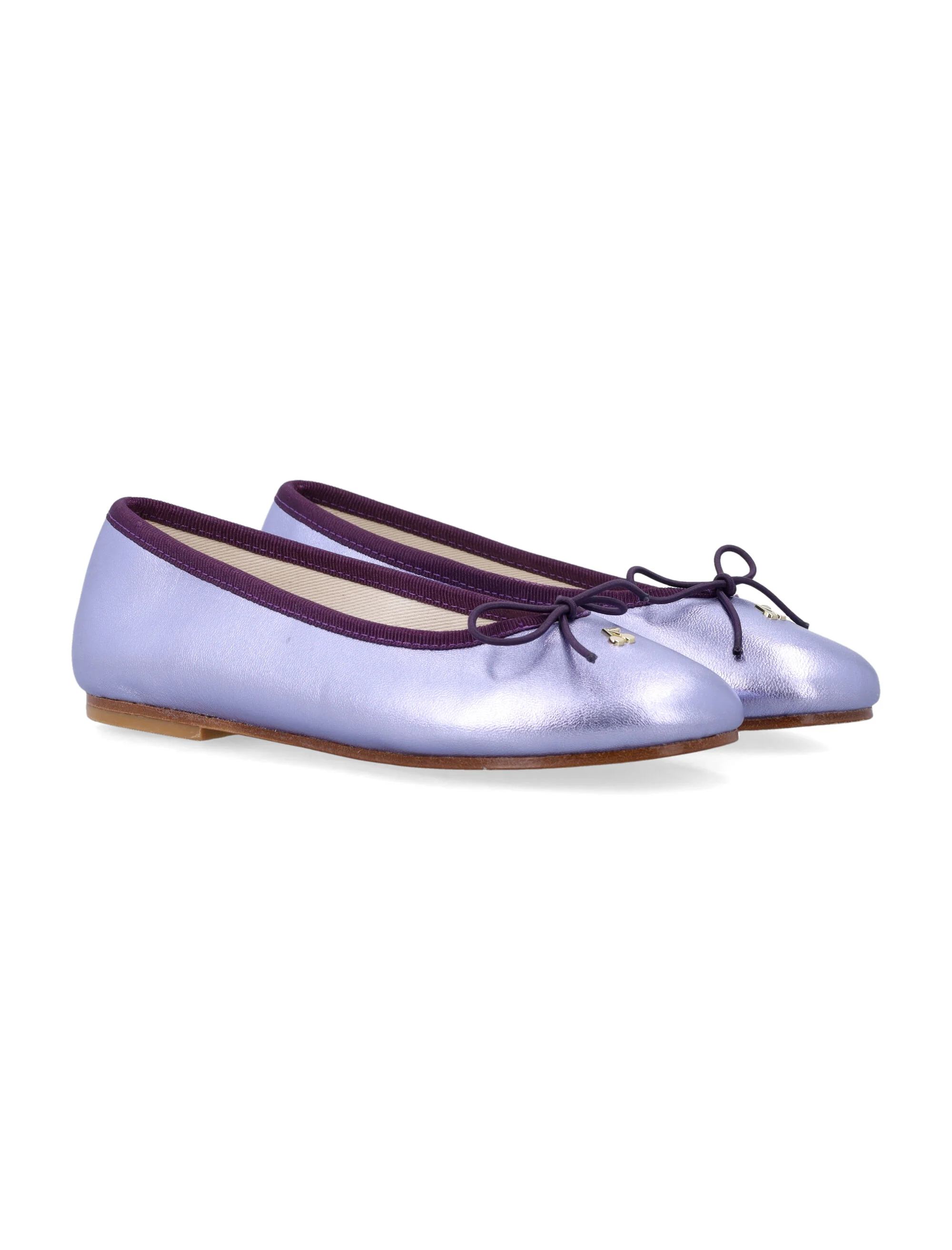 Bonpoint Mini Elegant Ballerinas with Iridescent Finish - Image 3