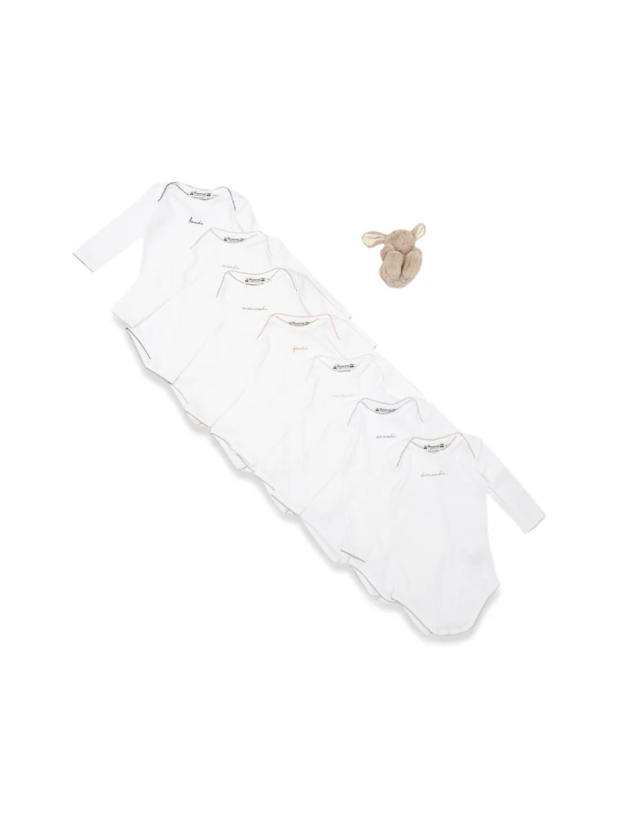 Bonpoint Mini Weekly Bodys Set for Babies - Image 5