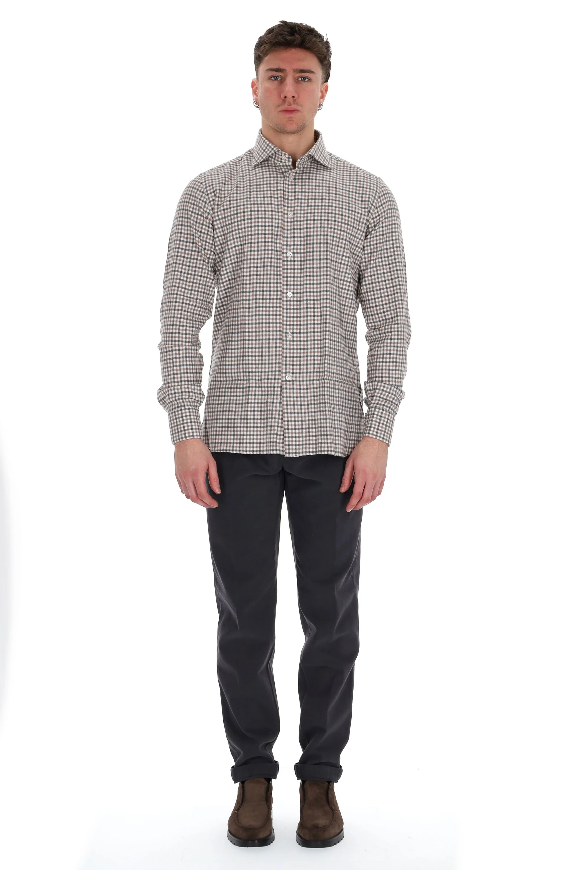 Borriello Multicolor Casual Button-Up Shirt for Men