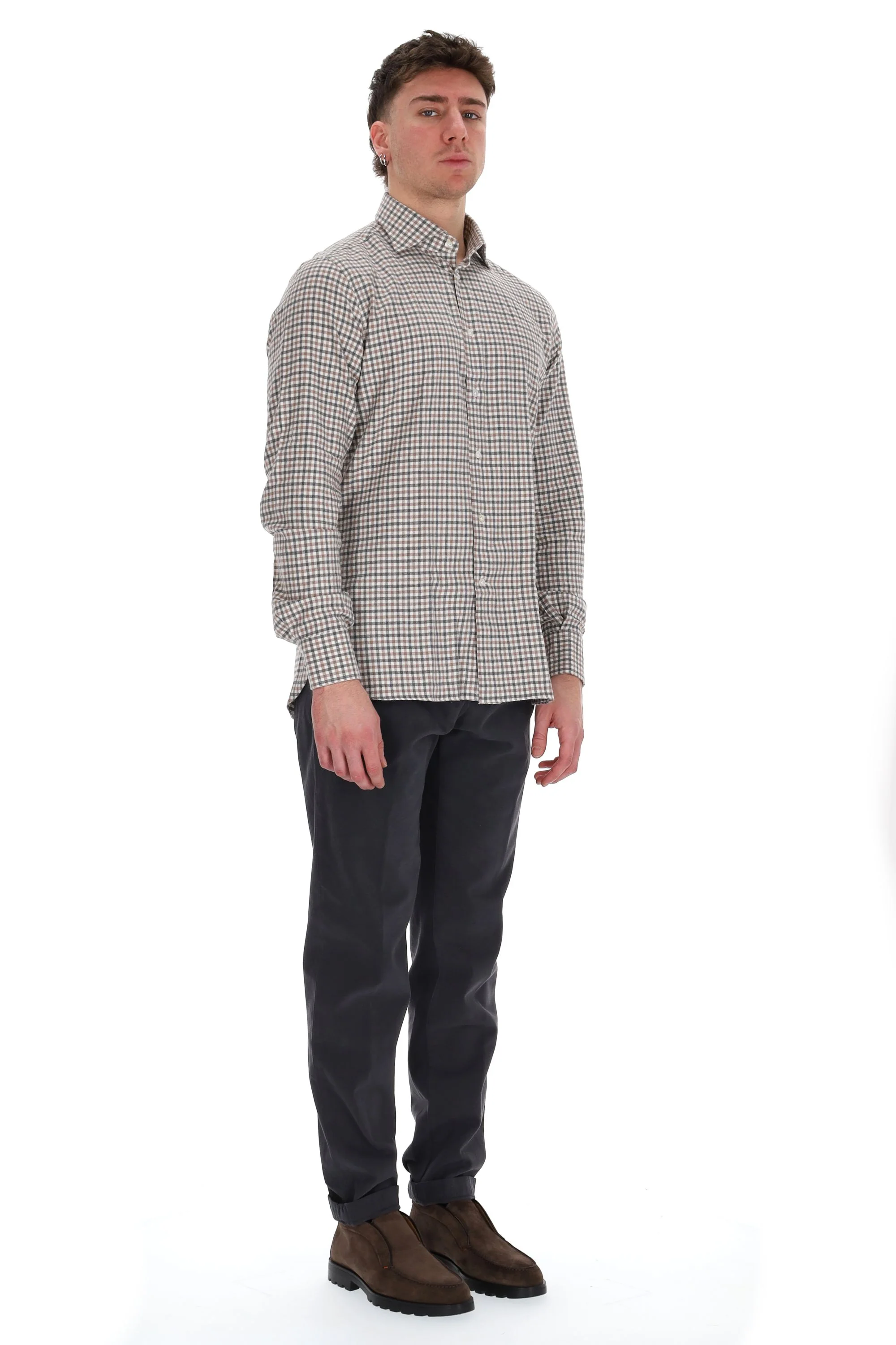 Borriello Multicolor Casual Button-Up Shirt for Men - Image 2