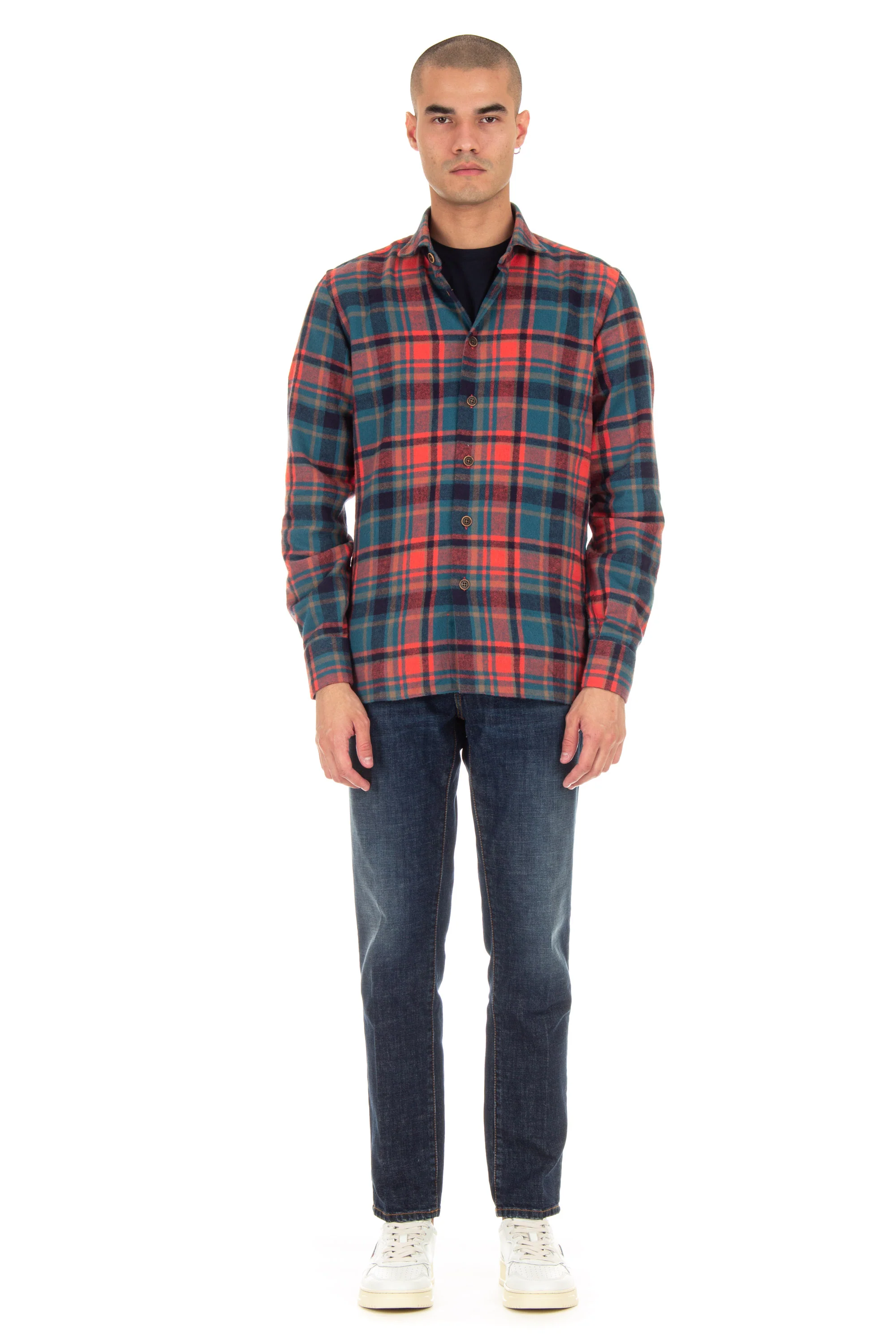 Borriello Stylish Multi-Print Shirt for Men