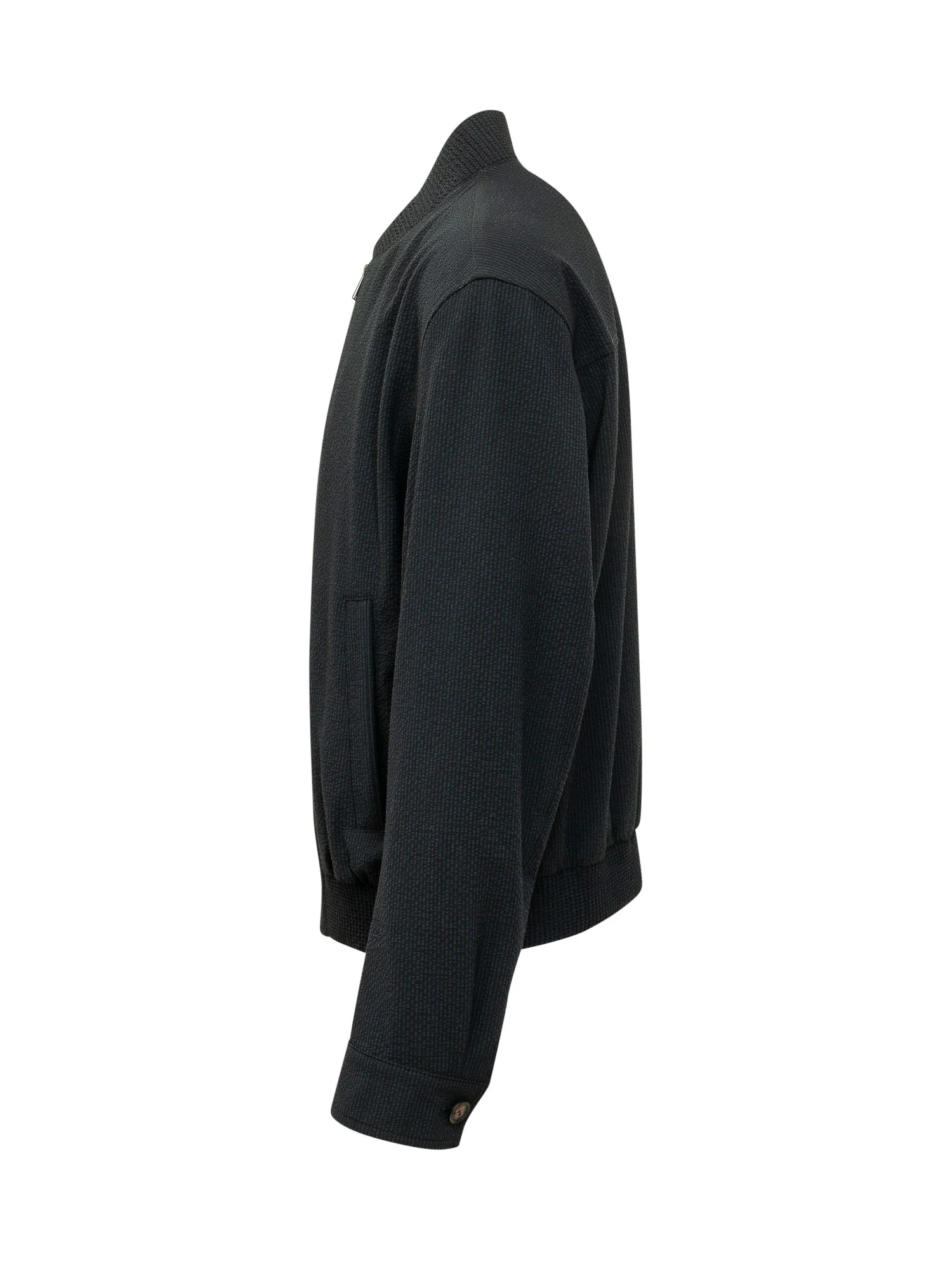 Boss Combo Zip Front Bomber Jacket - Image 3