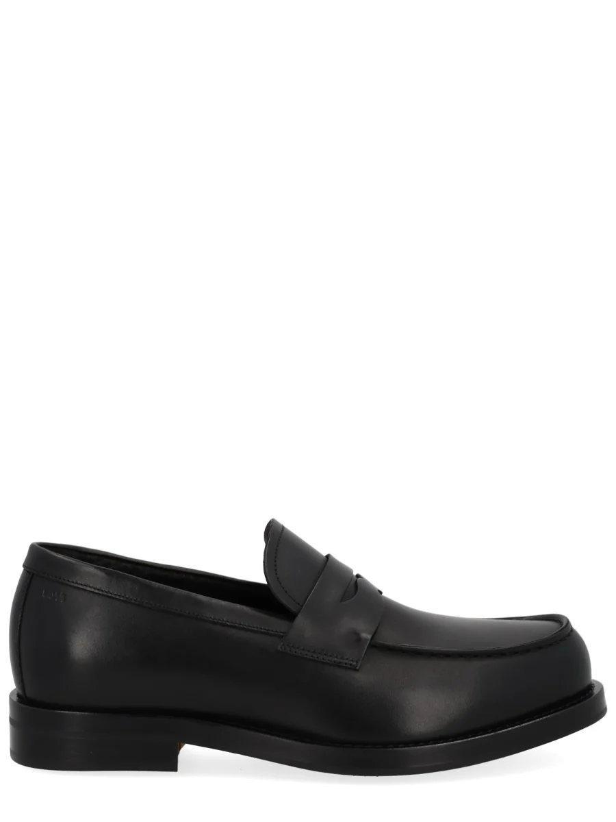 BOSS Flat Leather Loafers
