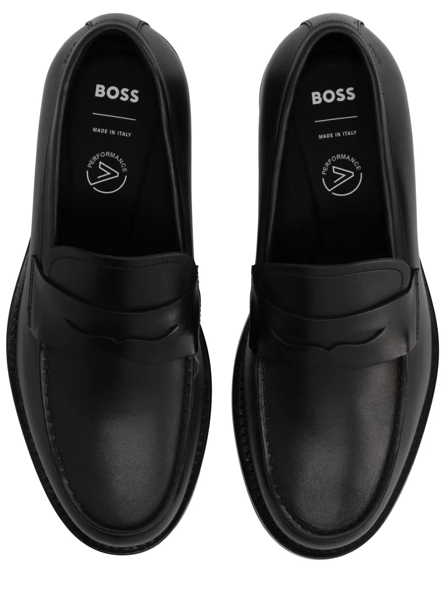BOSS Flat Leather Loafers - Image 5