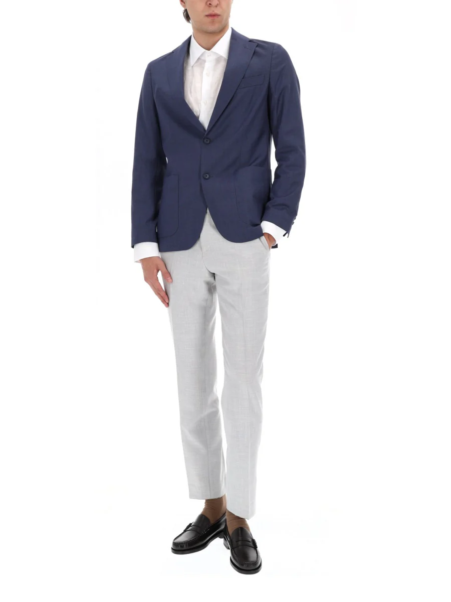 BOSS Men's Virgin-Wool Serge Suit Jacket - Image 3