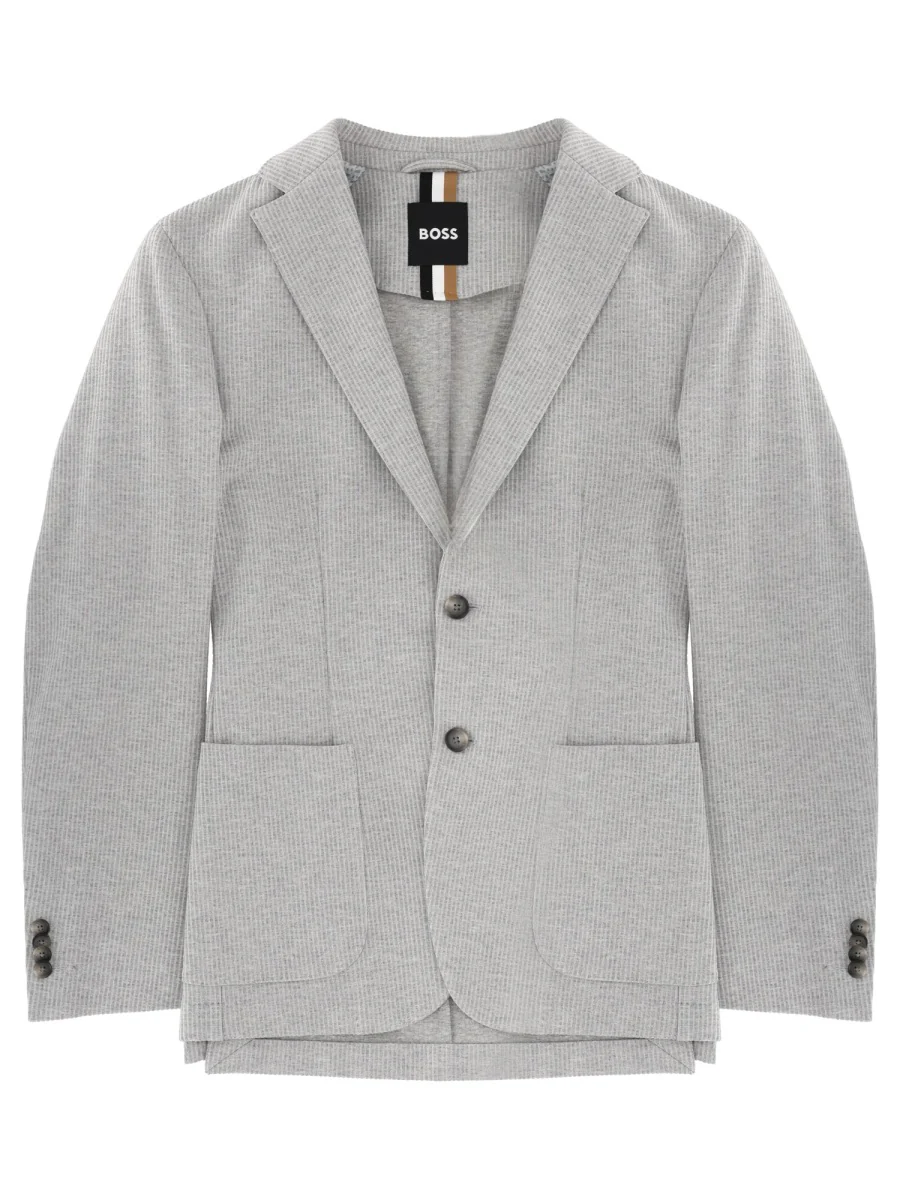 BOSS Regular-Fit Zip Leather Jacket