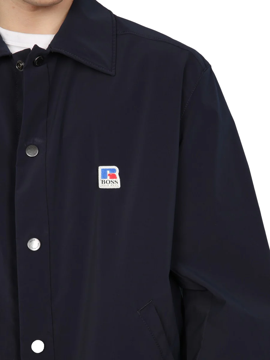 Boss Relaxed Fit Jacket with Russell Athletic Logo - Image 2