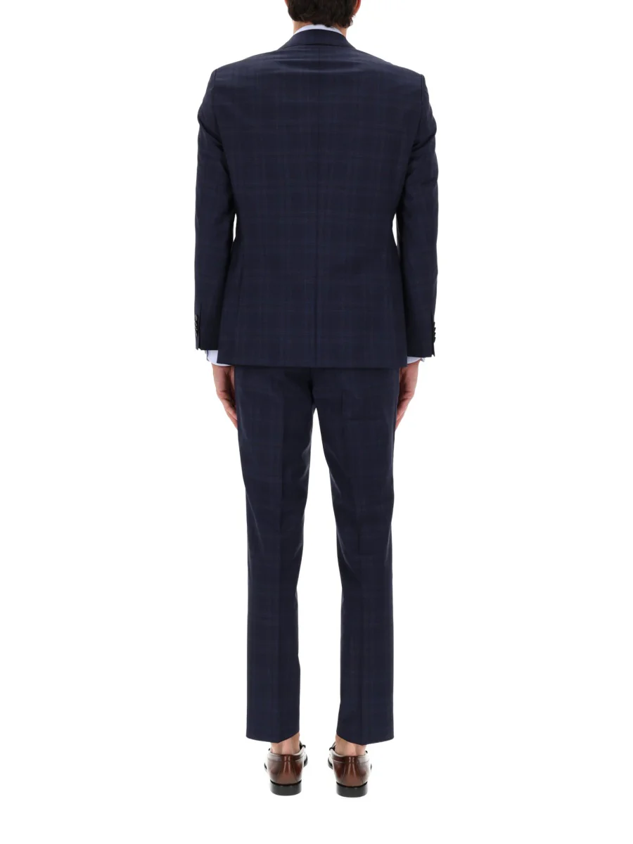 BOSS Two-piece Regular-fit Suit in Checked Virgin Wool - Image 5