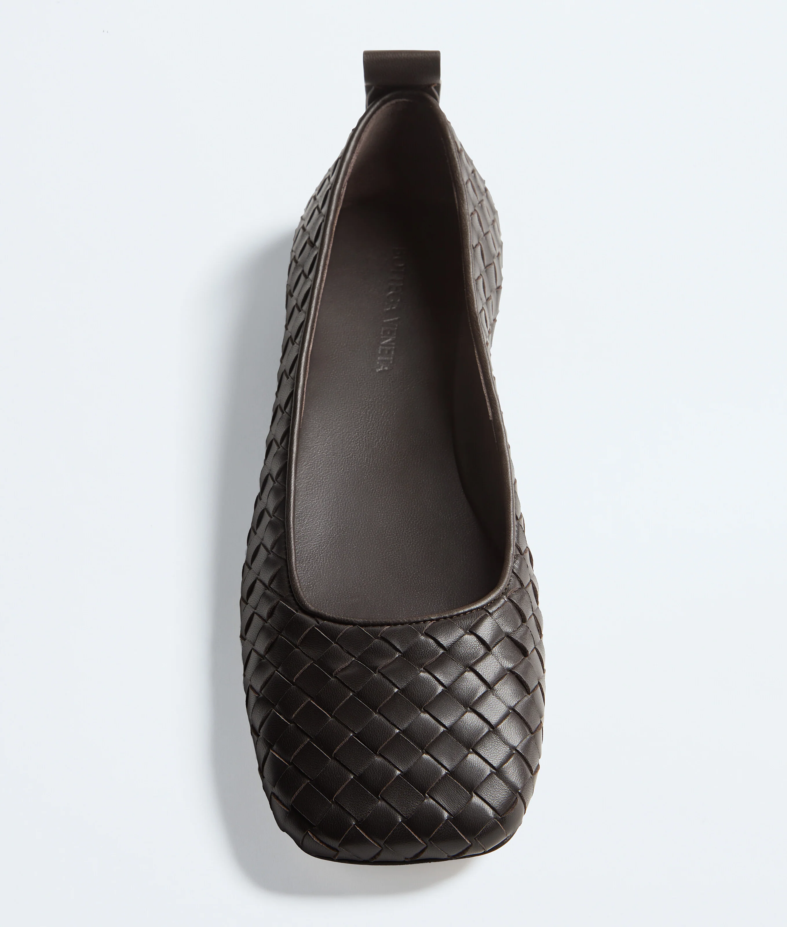 Bottega Veneta Braided Leather Ballerina Flats with Back Loop Detail - Image 4