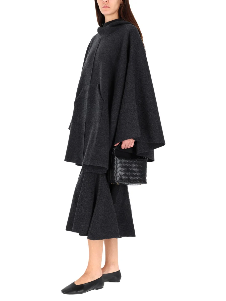 BOTTEGA VENETA Cashmere Hooded Cape - Image 2