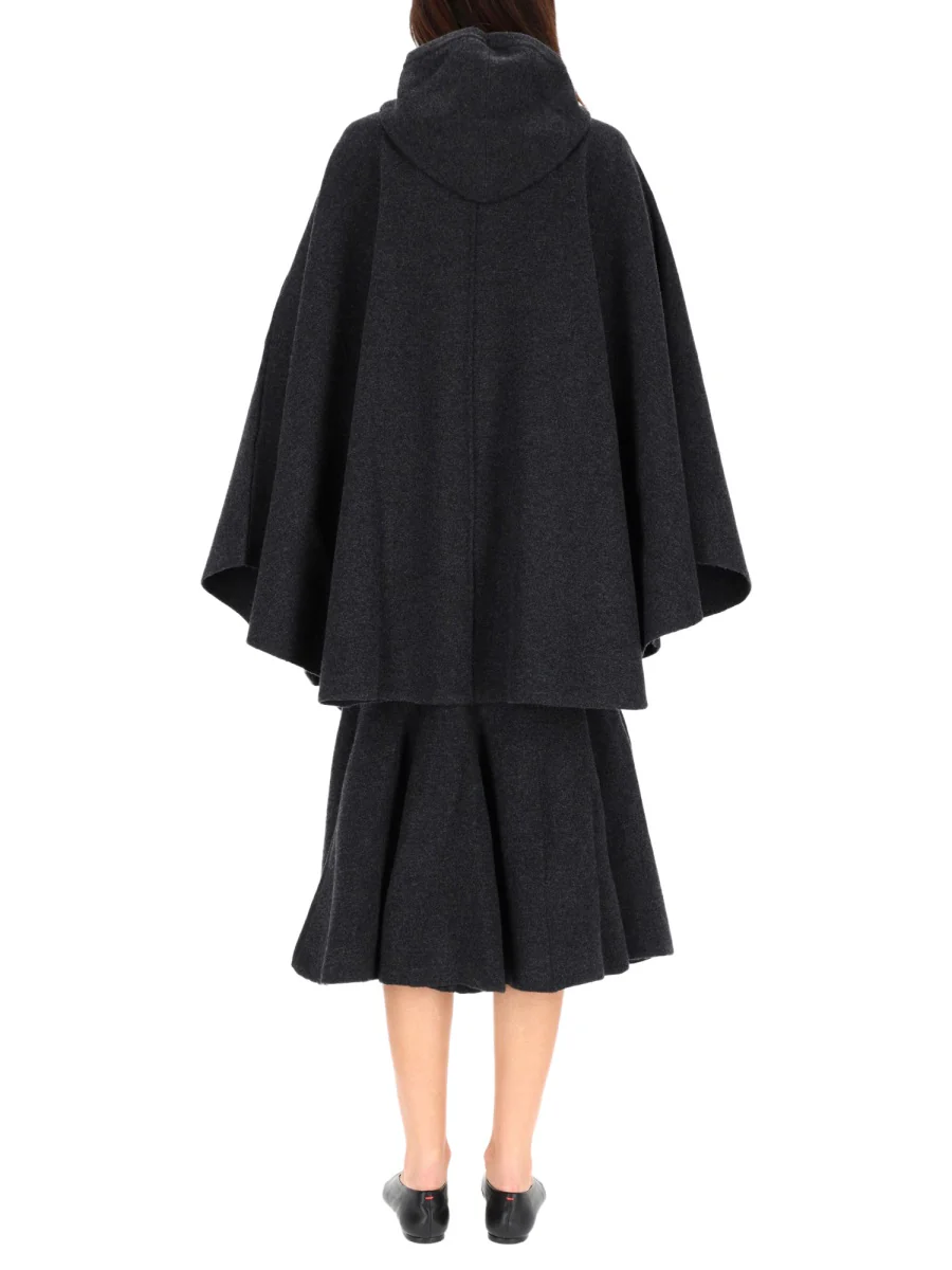 BOTTEGA VENETA Cashmere Hooded Cape - Image 7