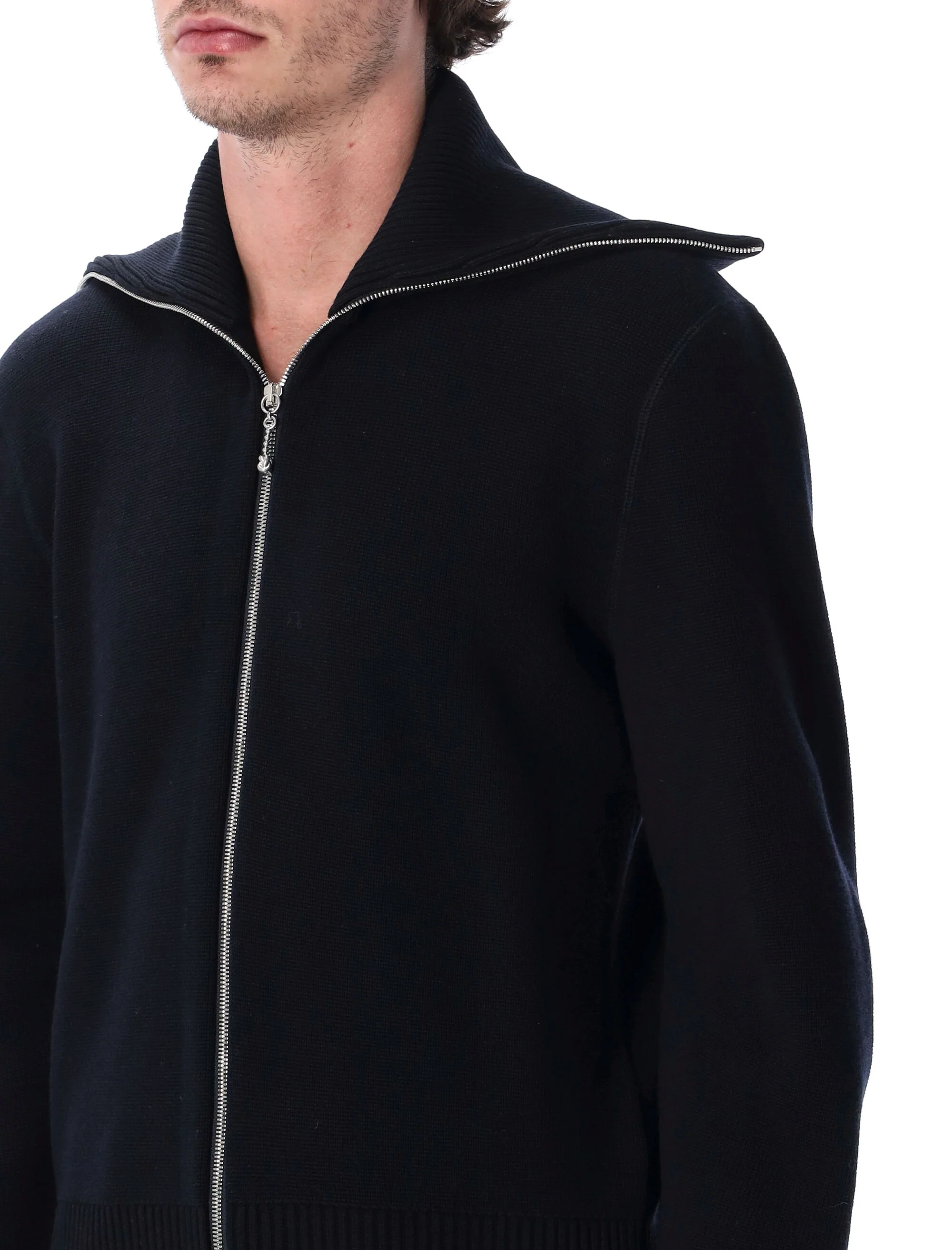 Bottega Veneta Classic Full Zip Cardigan in Regular Fit Size S - Image 3
