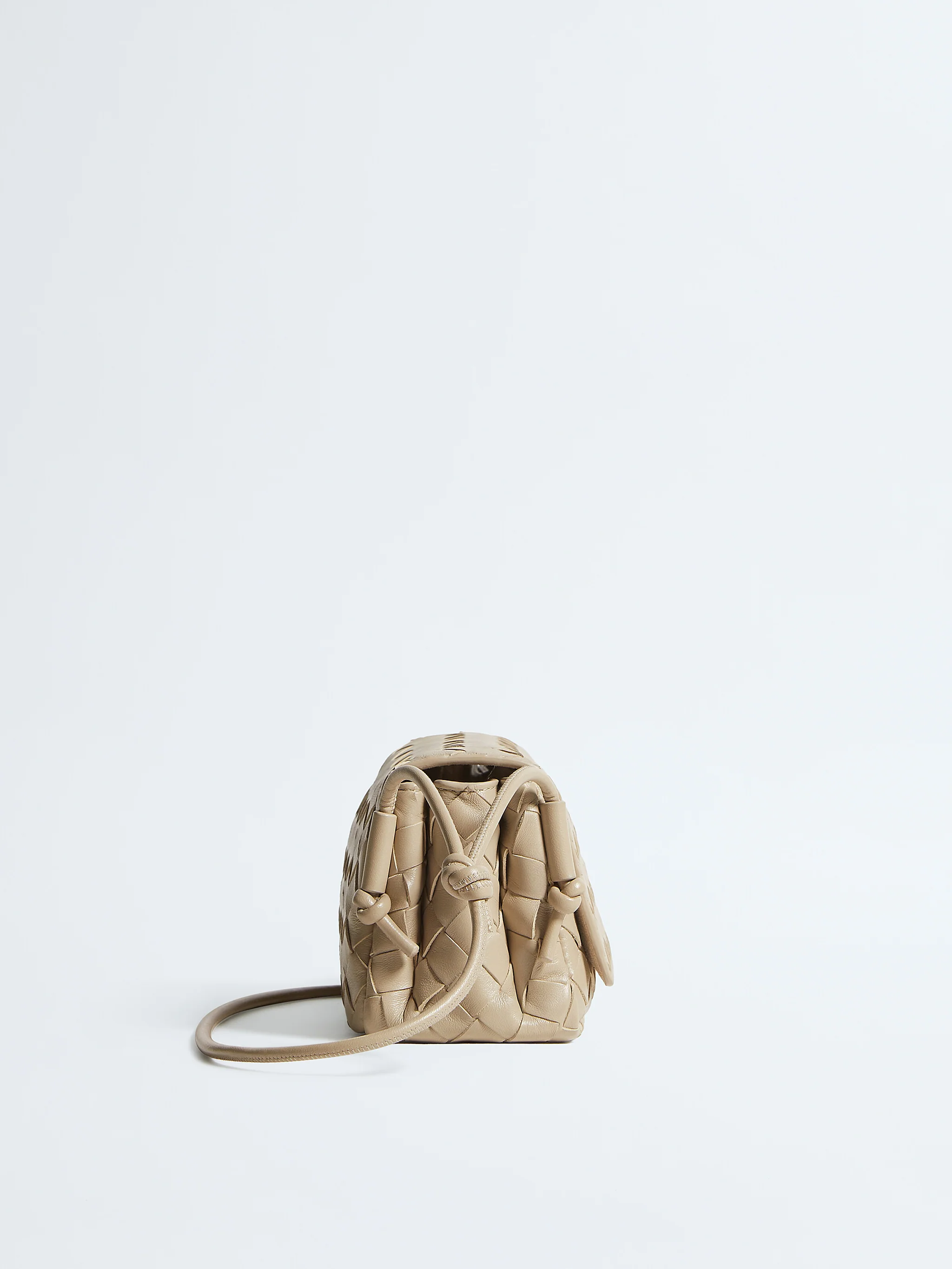 Bottega Veneta Elegant Mini Compartment Bag with Adjustable Strap - Image 4