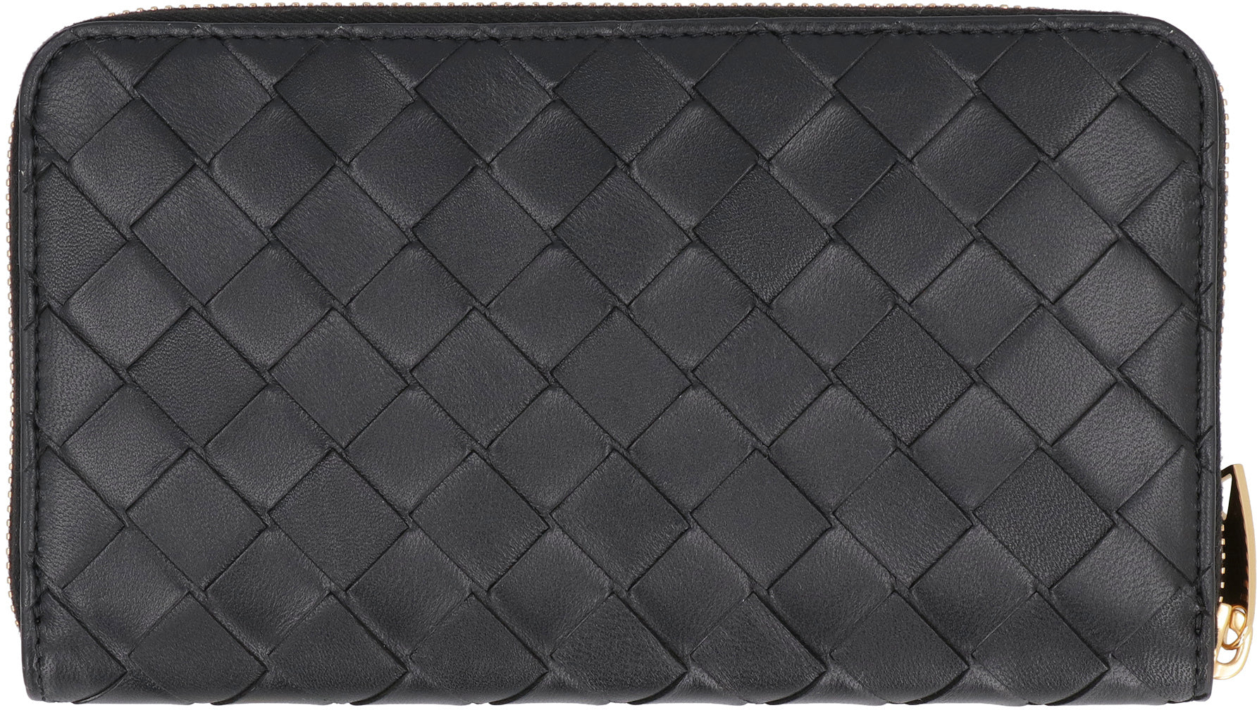 Bottega Veneta Elegant Zip-Around Wallet with Intrecciato Detail - 19 cm - Image 3