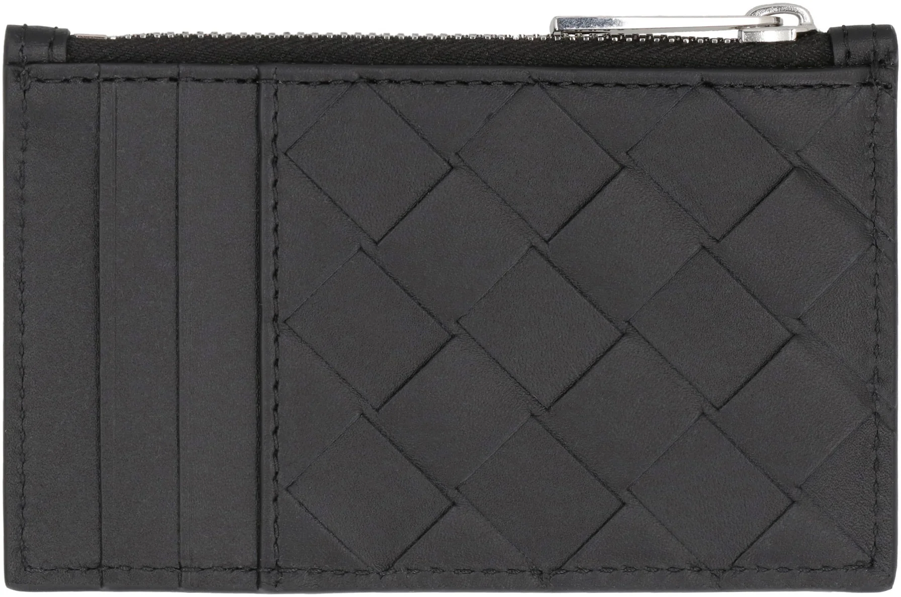 BOTTEGA VENETA Intrecciato Zipped Card Case - Image 7