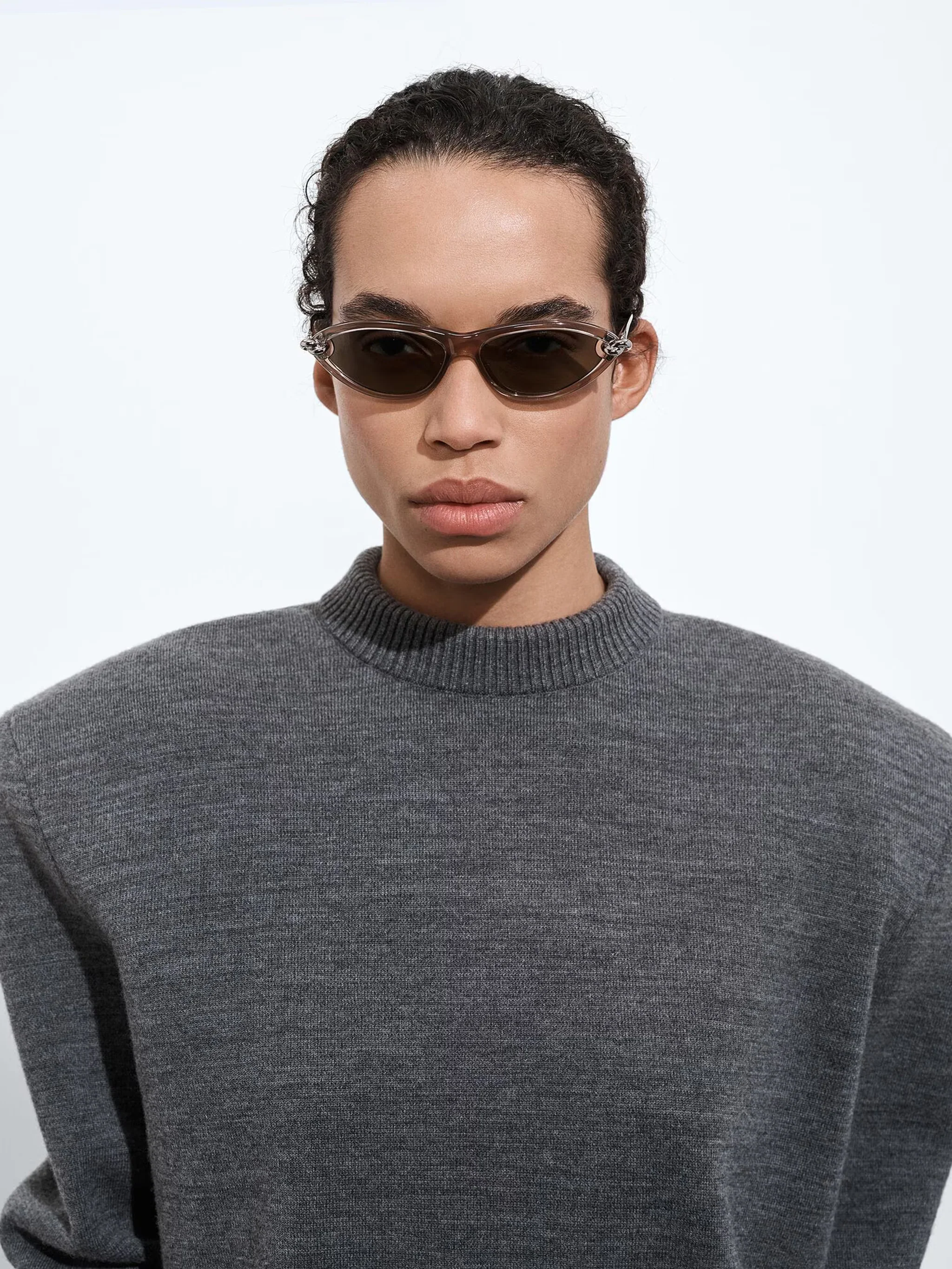 Bottega Veneta Knot Cat Eye Sunglasses - Image 2