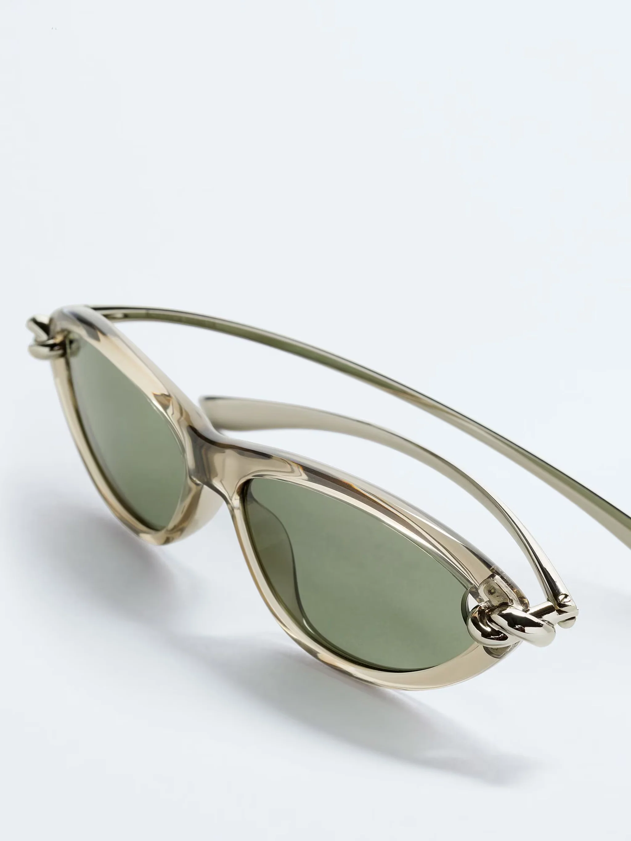 Bottega Veneta Knot Cat Eye Sunglasses - Image 3