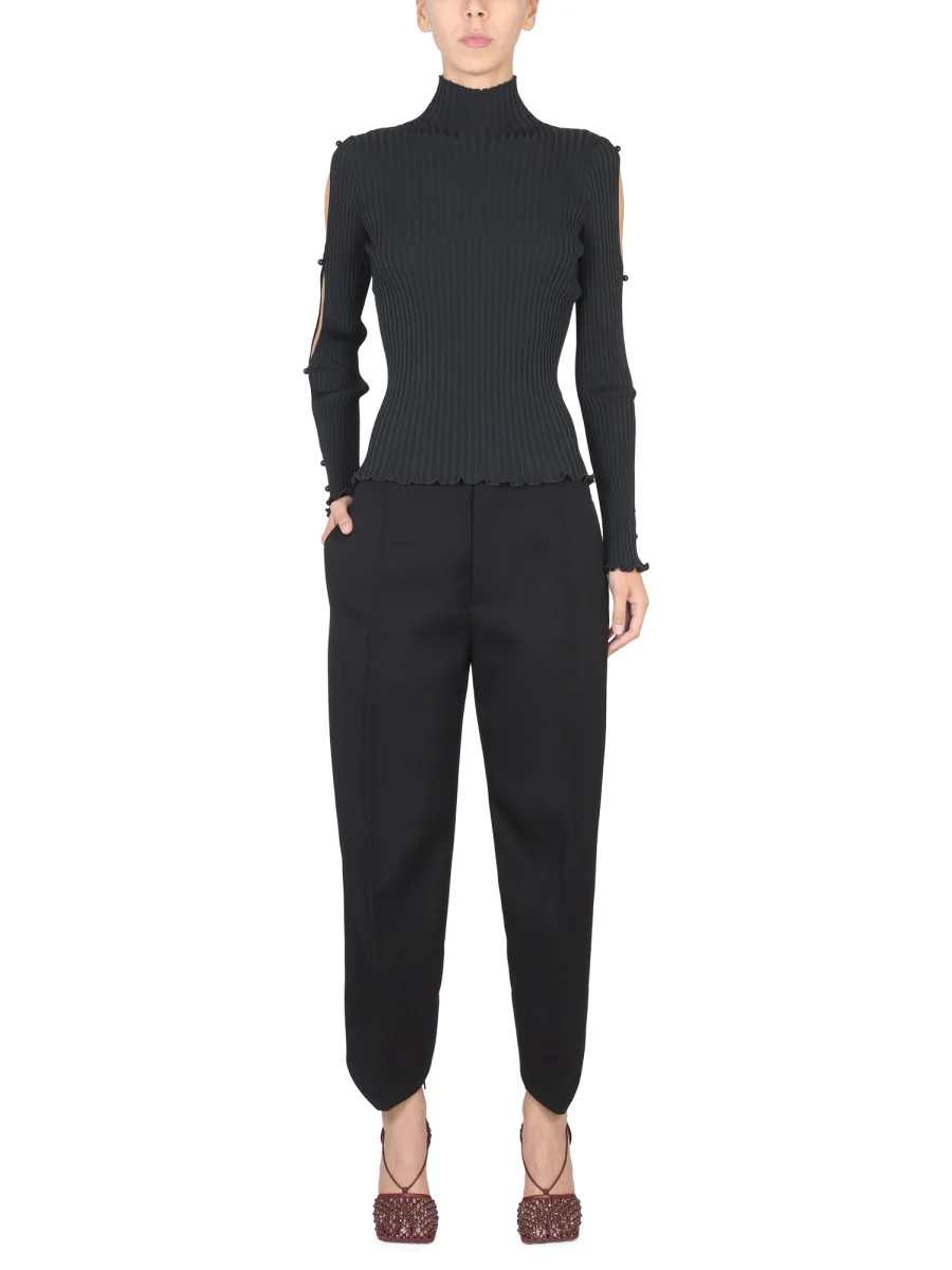 BOTTEGA VENETA Maglia in Viscosa a Collo Alto - Image 6