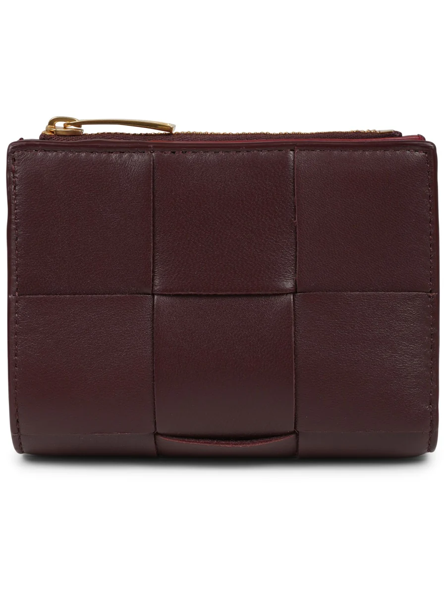 Bottega Veneta Mini Bi-Fold Wallet with Zipper - Image 2