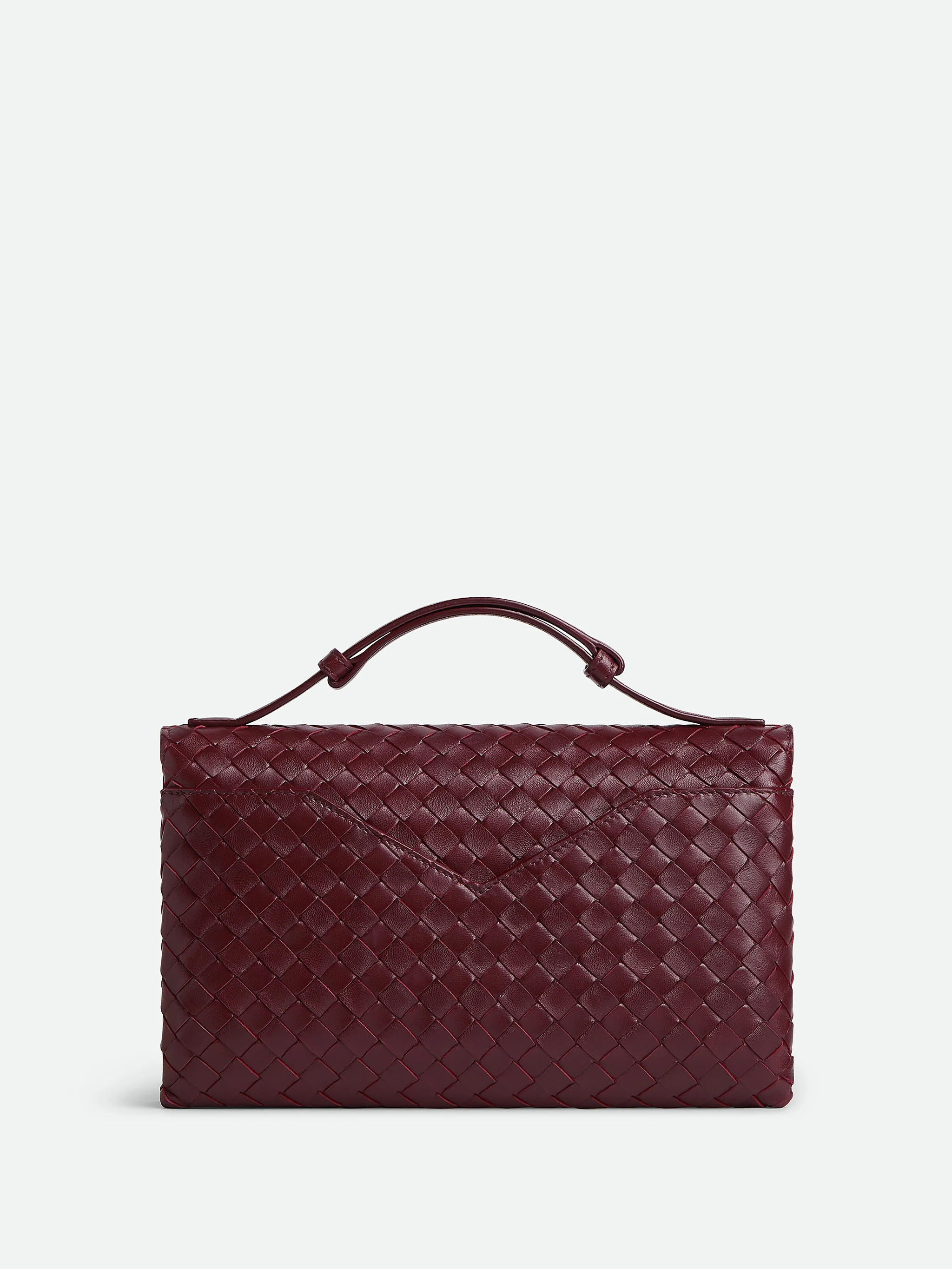 Bottega Veneta Mini Leather Handbag with Adjustable Features and Metallic Closure - Image 5